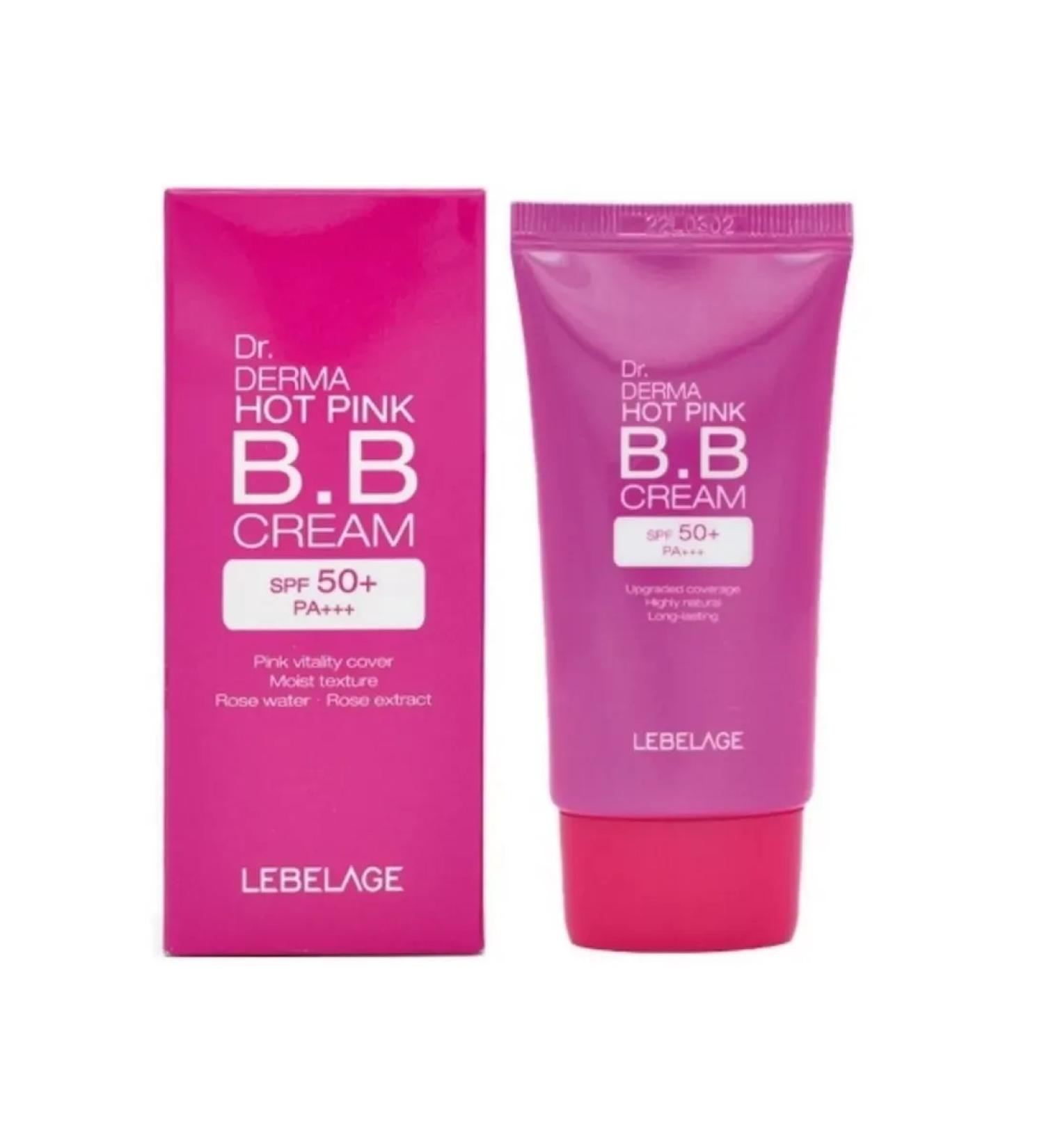 Lebelage BB-cream moisturizer with Dr. rose extract. Derma Hot Pink - Buy Online on GoSupps.com