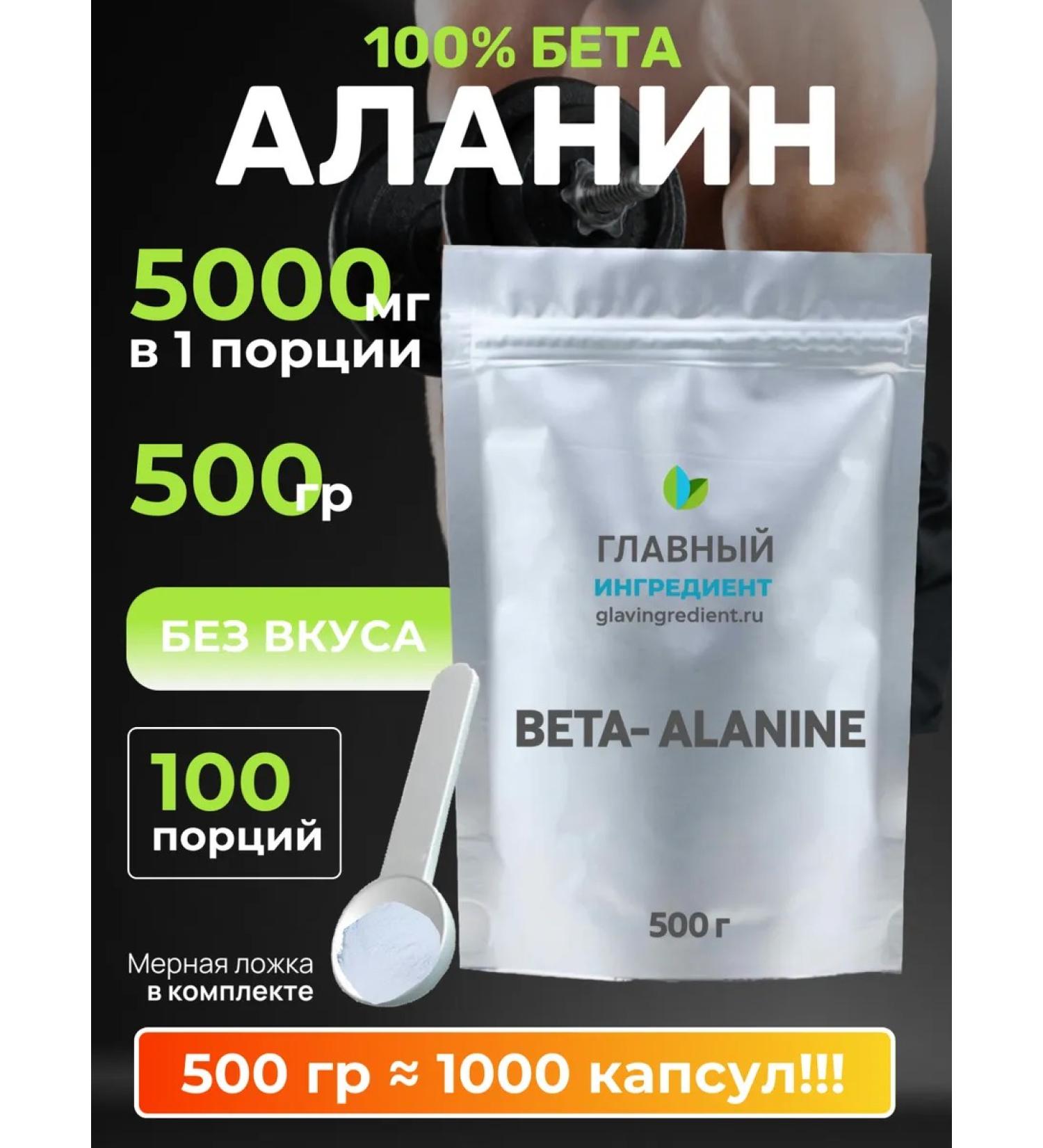 Main ingredient Beta alanin powder Beta -lanine 500 g - Buy Online on GoSupps.com