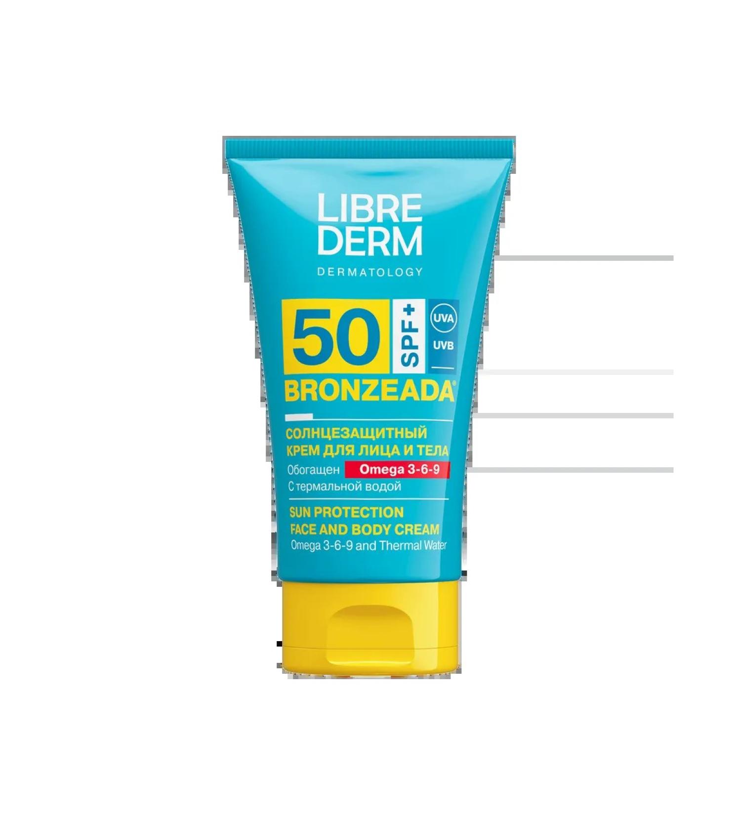 LIBREDERM Librider Bronzeada Sunny cream SPF50 150ml - Buy Online on GoSupps.com