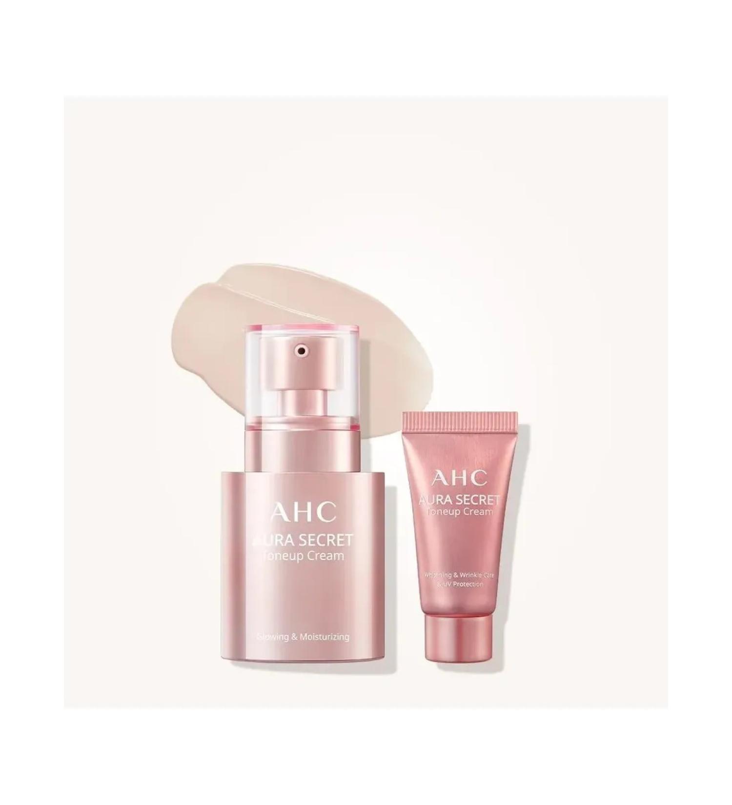 AHC SPF cream Toning AURA Secret Tone Up Cream 50g+10g - Buy Online on GoSupps.com