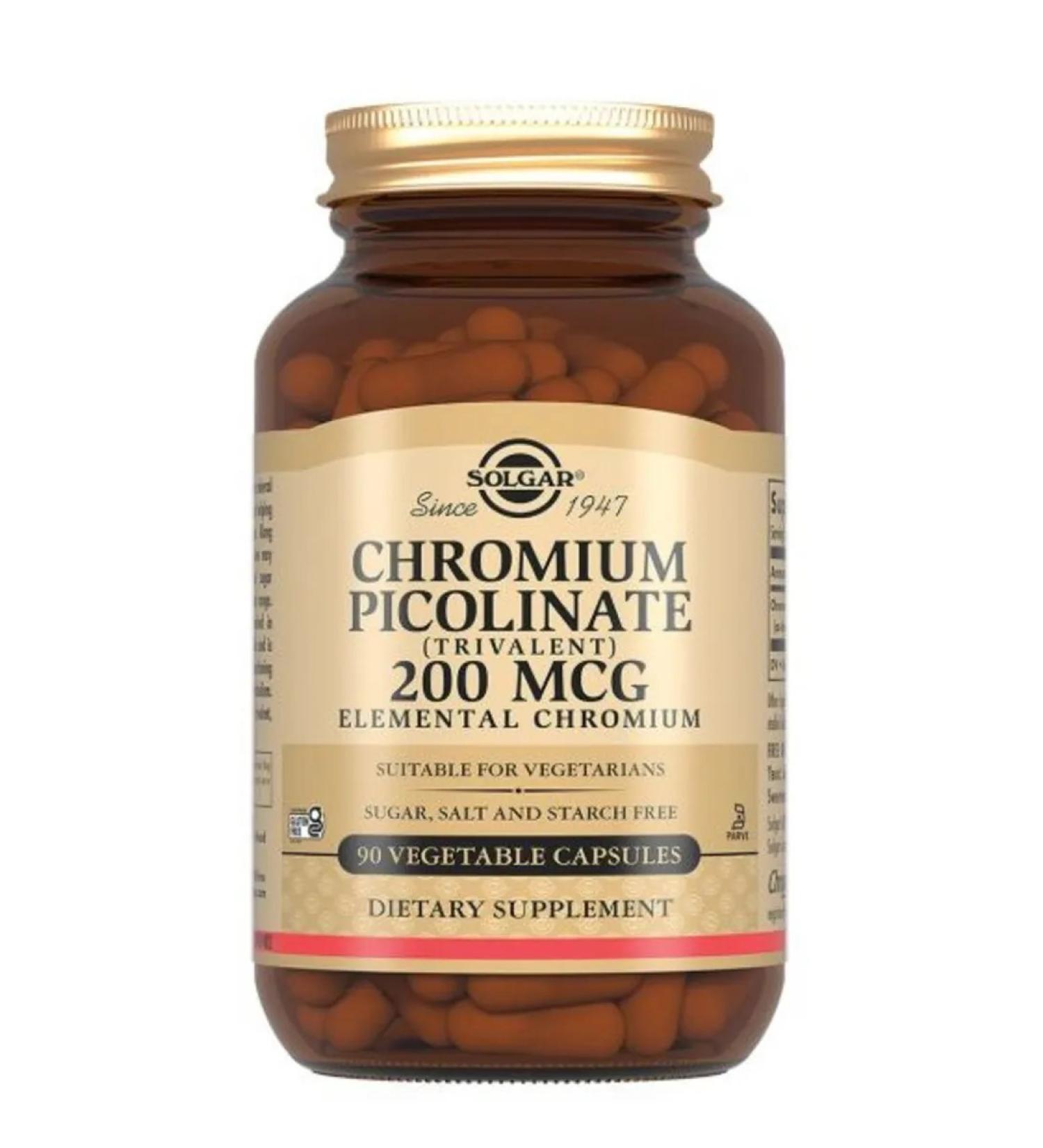 Solgar Picoline chromium capsule No. 90