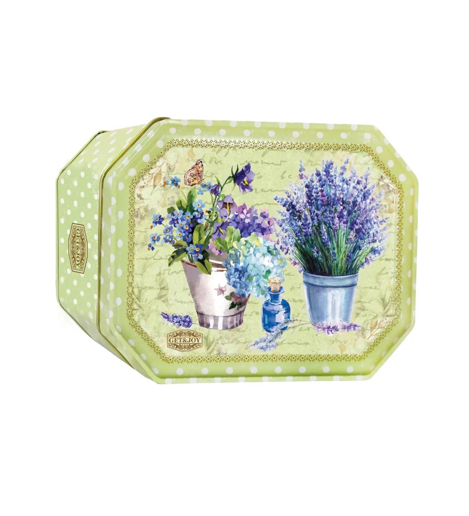 GET&JOY Black tea in a lavender tin box 75 g - Buy Online on GoSupps.com