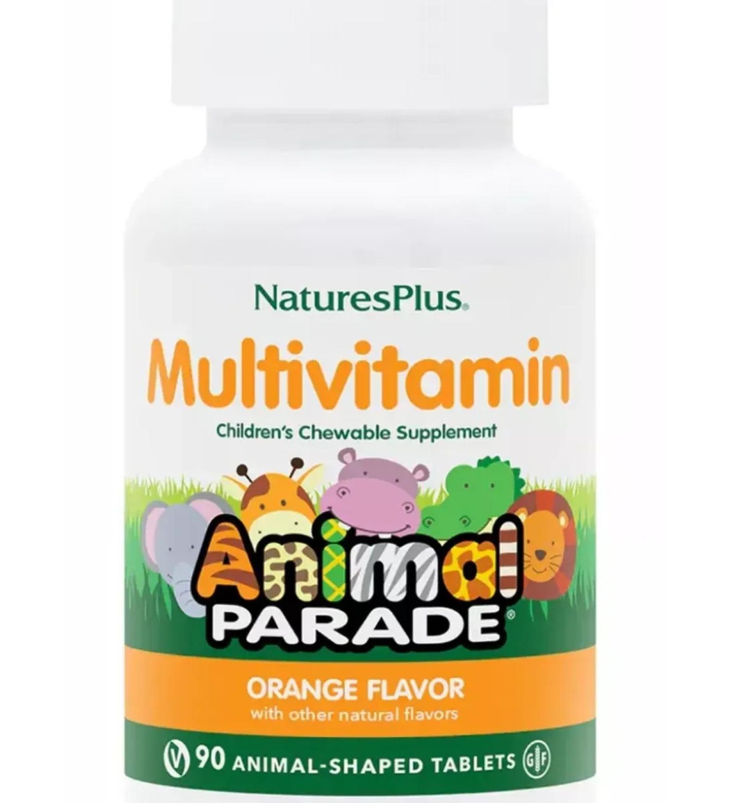 Animal Parade multivitamins 90 orange vitamins for children
