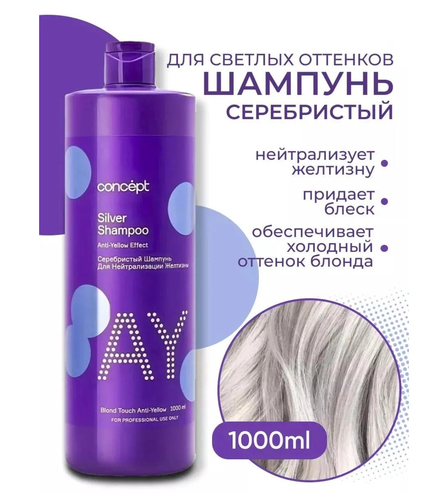 Concept Tinted hair shampoo silver