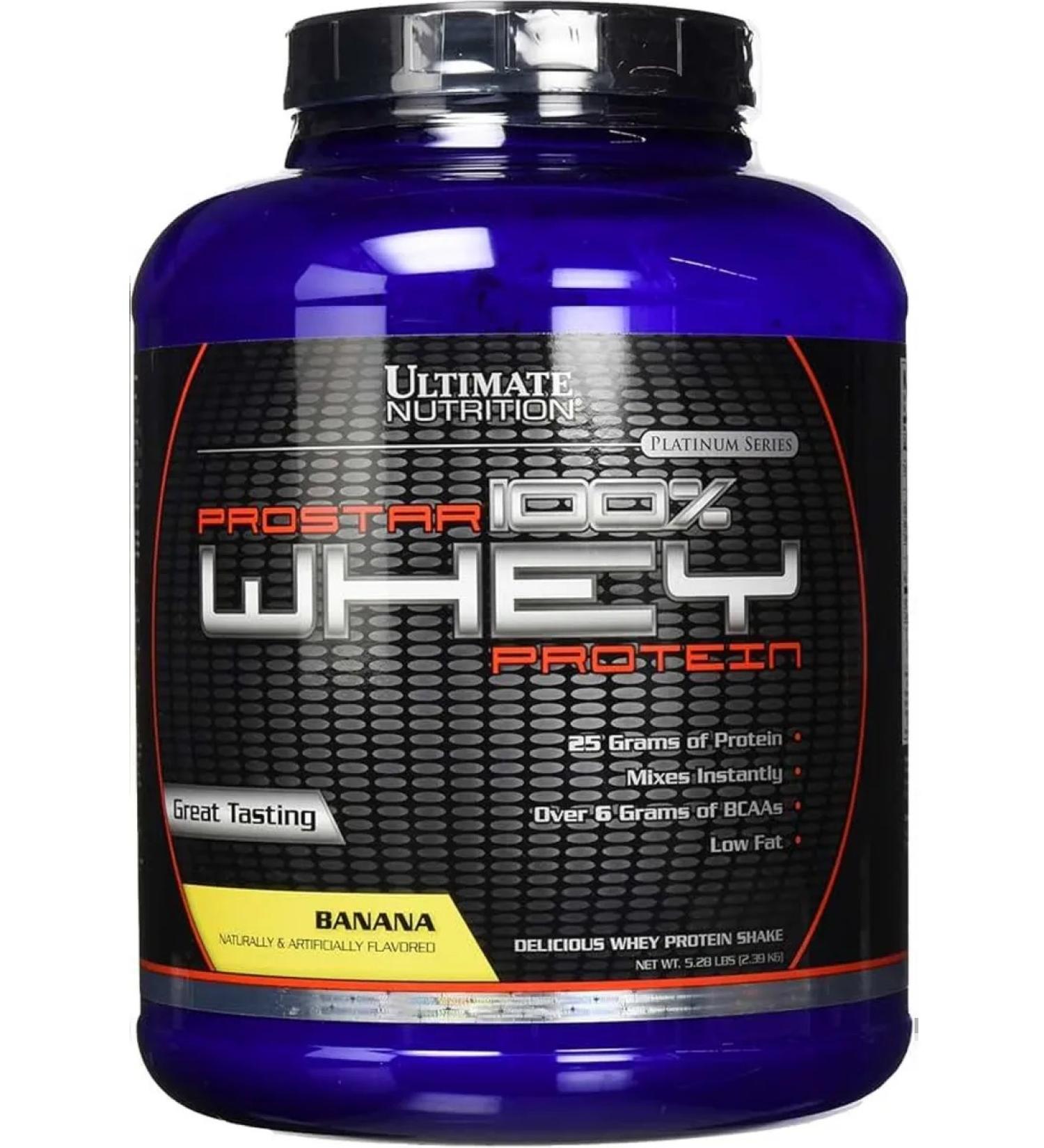 Ultimate Nutrition Serum protein Prostar Whey 2270 grams (banana)