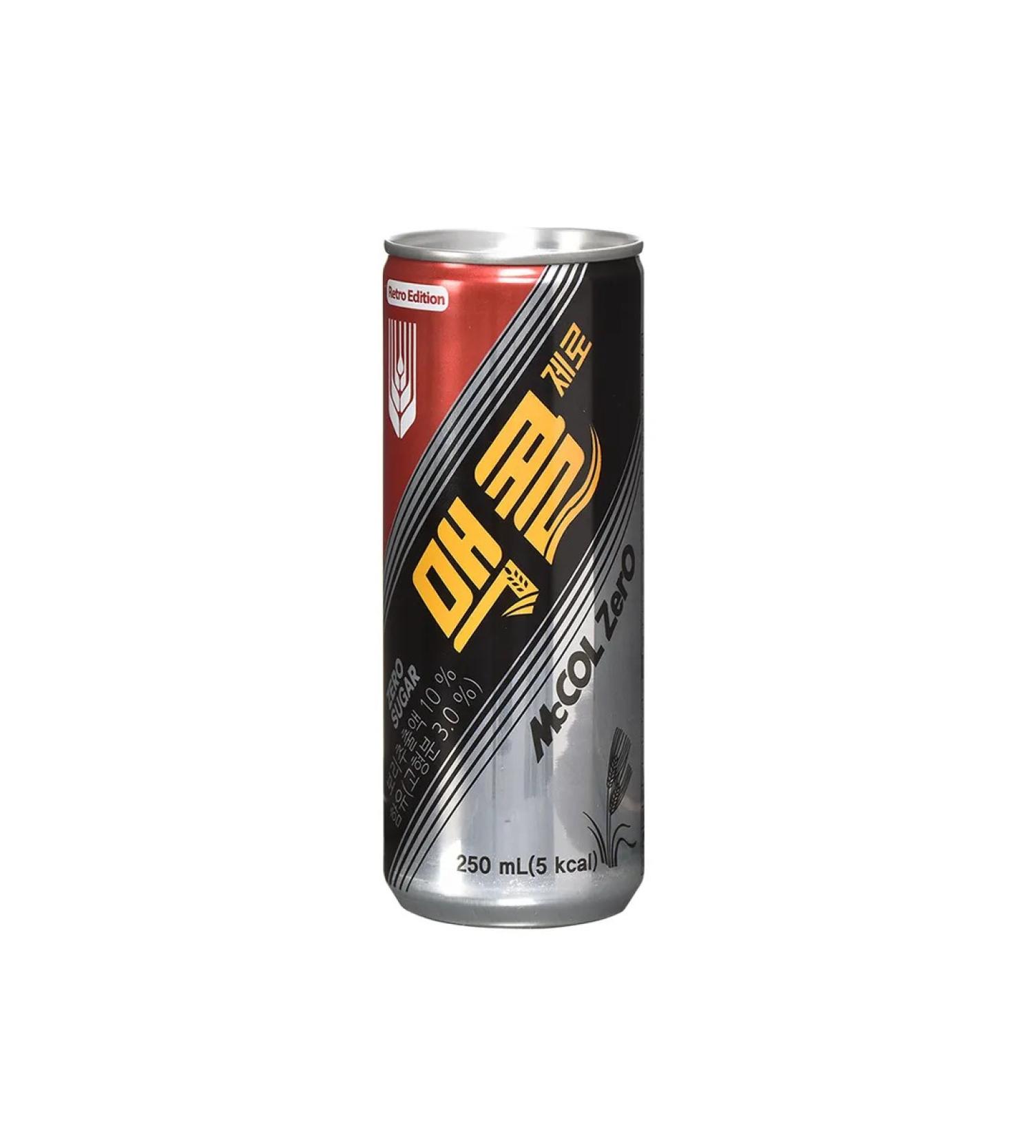 Barley carbonated drink "McCol Zero" without sugar 250 ml