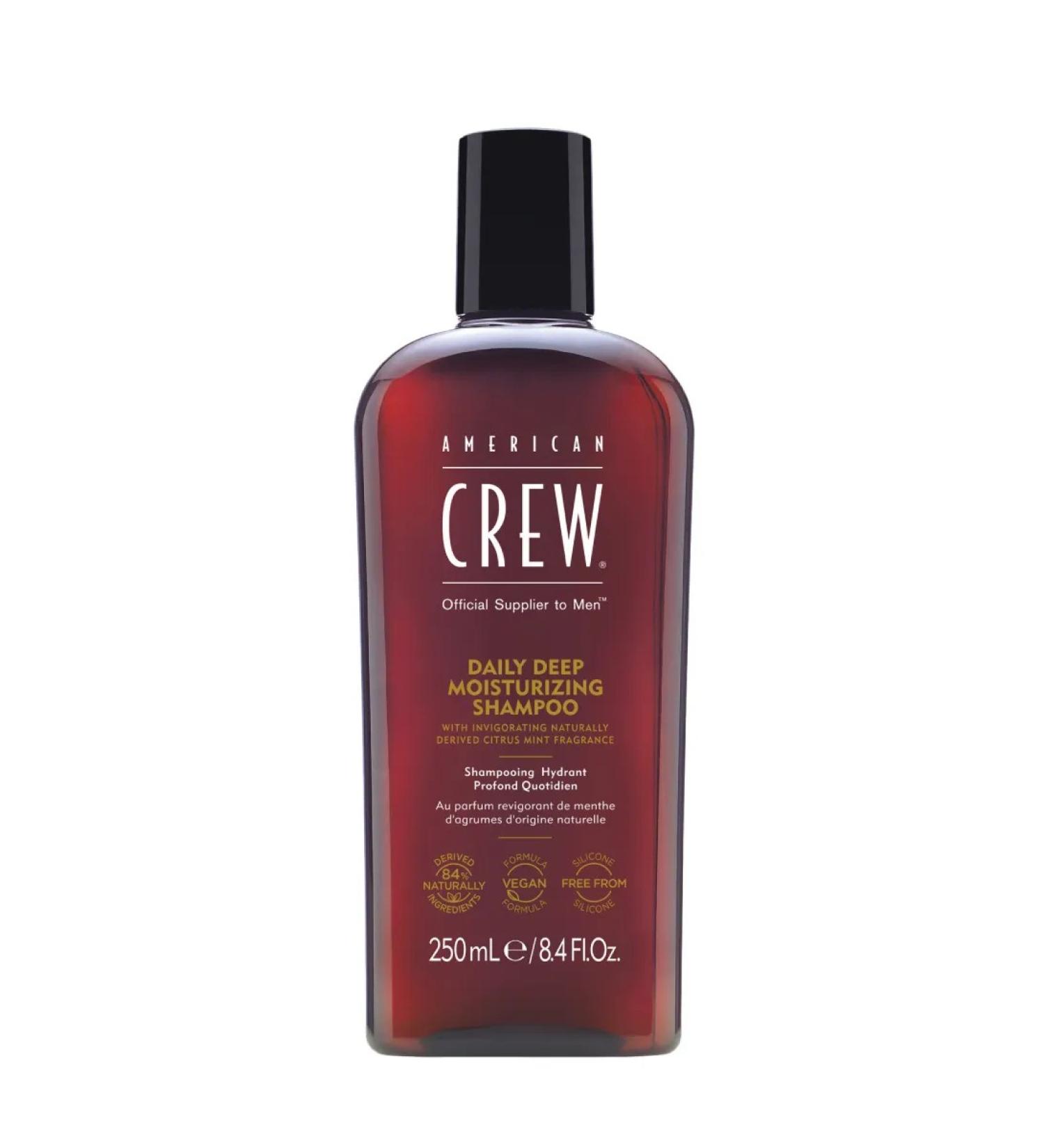 American Crew Daily Deep Moisturizing Shampoo for men 250 ml - Buy Online on GoSupps.com