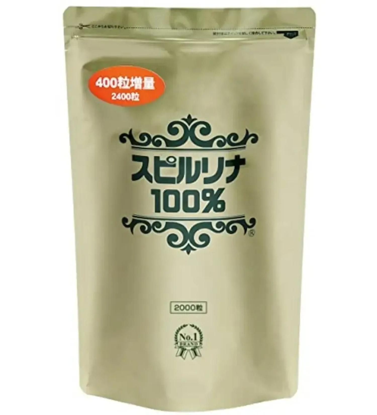 Algae Japanese high -quality spirulina 2400 tablets