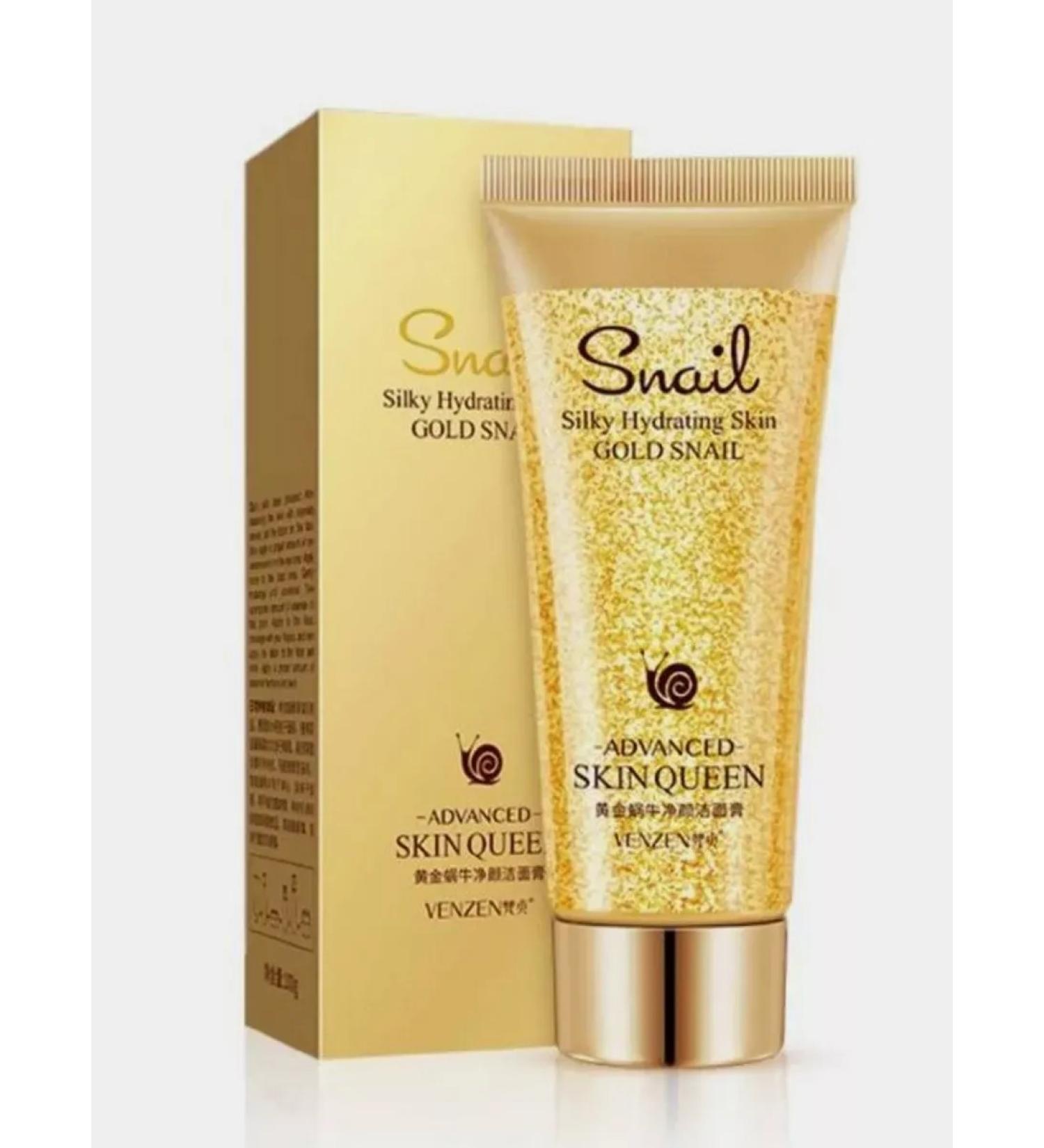 cosmetics Washing foam Venzen Silky Hydrating Skin Gold Snail - Buy Online on GoSupps.com