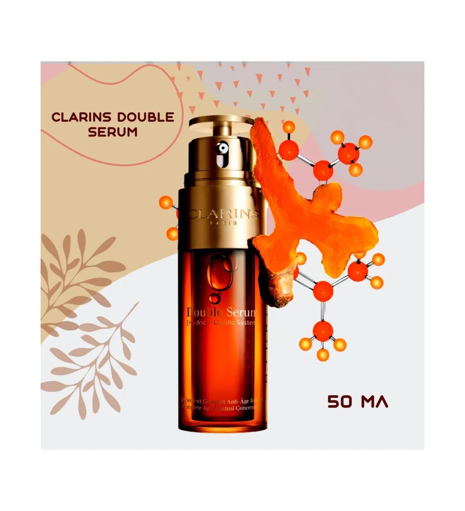 Clarins Double Serum Anti -Renaissance Seer Sea 50 ml - Buy Online on GoSupps.com
