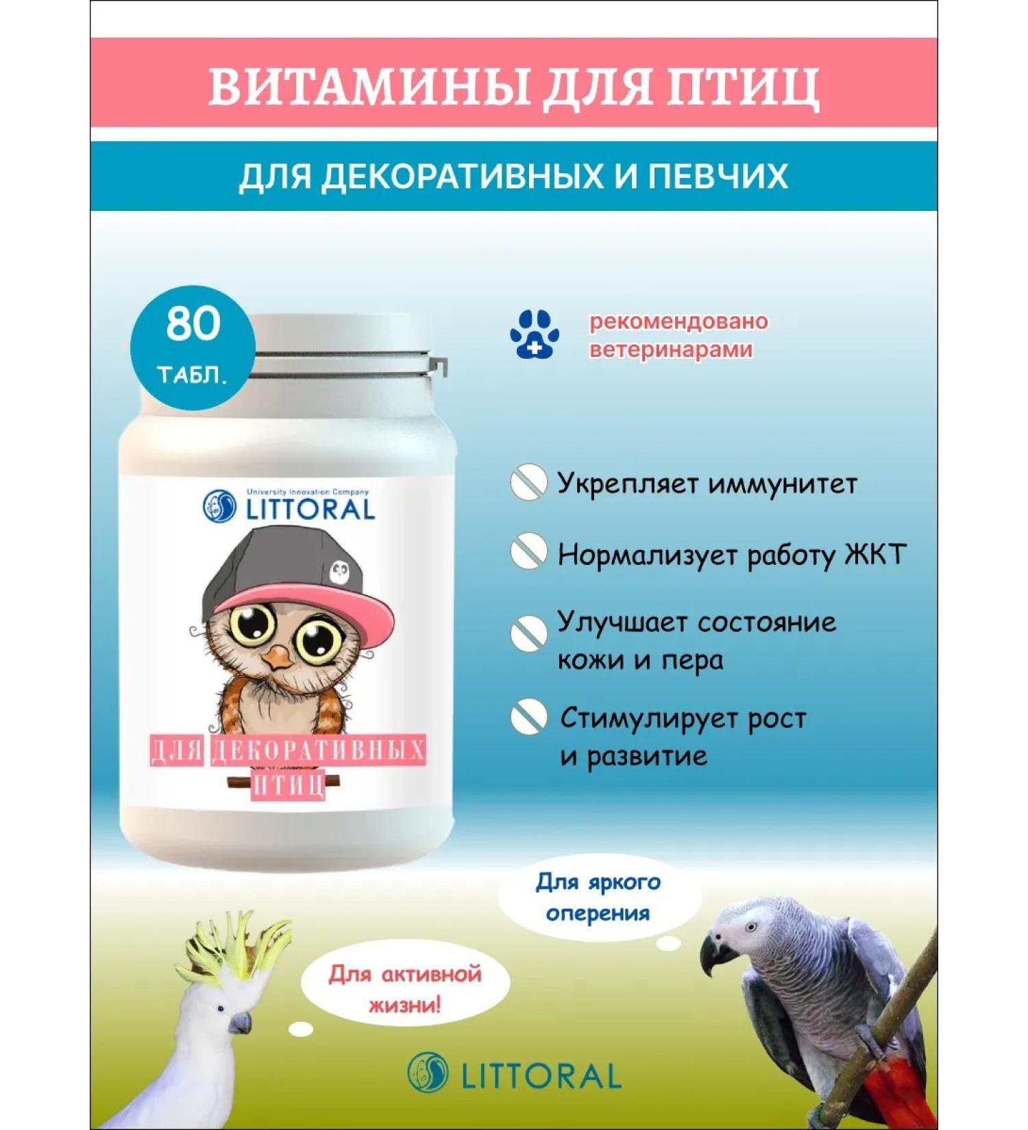 Vitamin additive for decorative birds