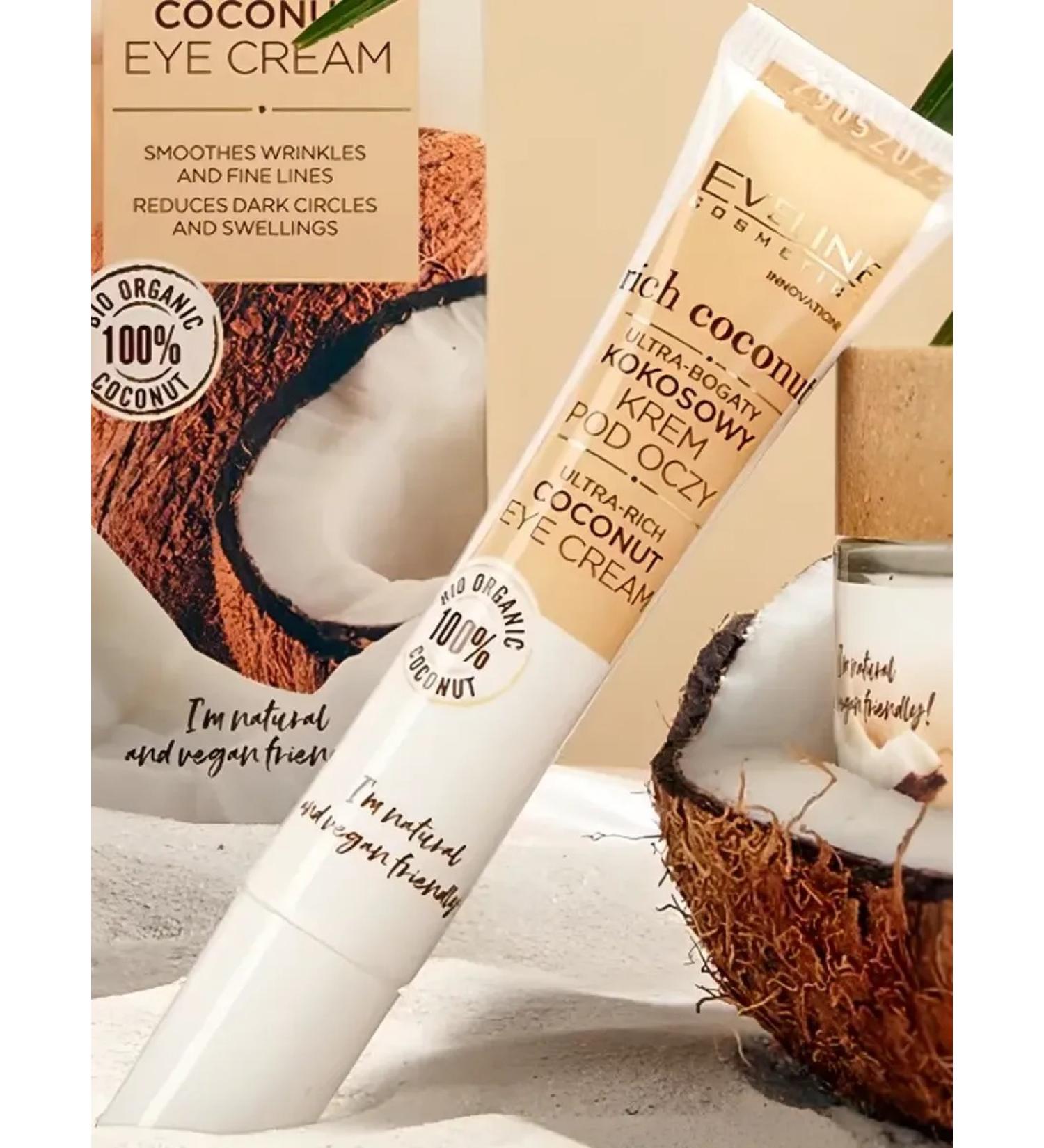 EVELINE Nourishing coconut cream for the skin around the eyes