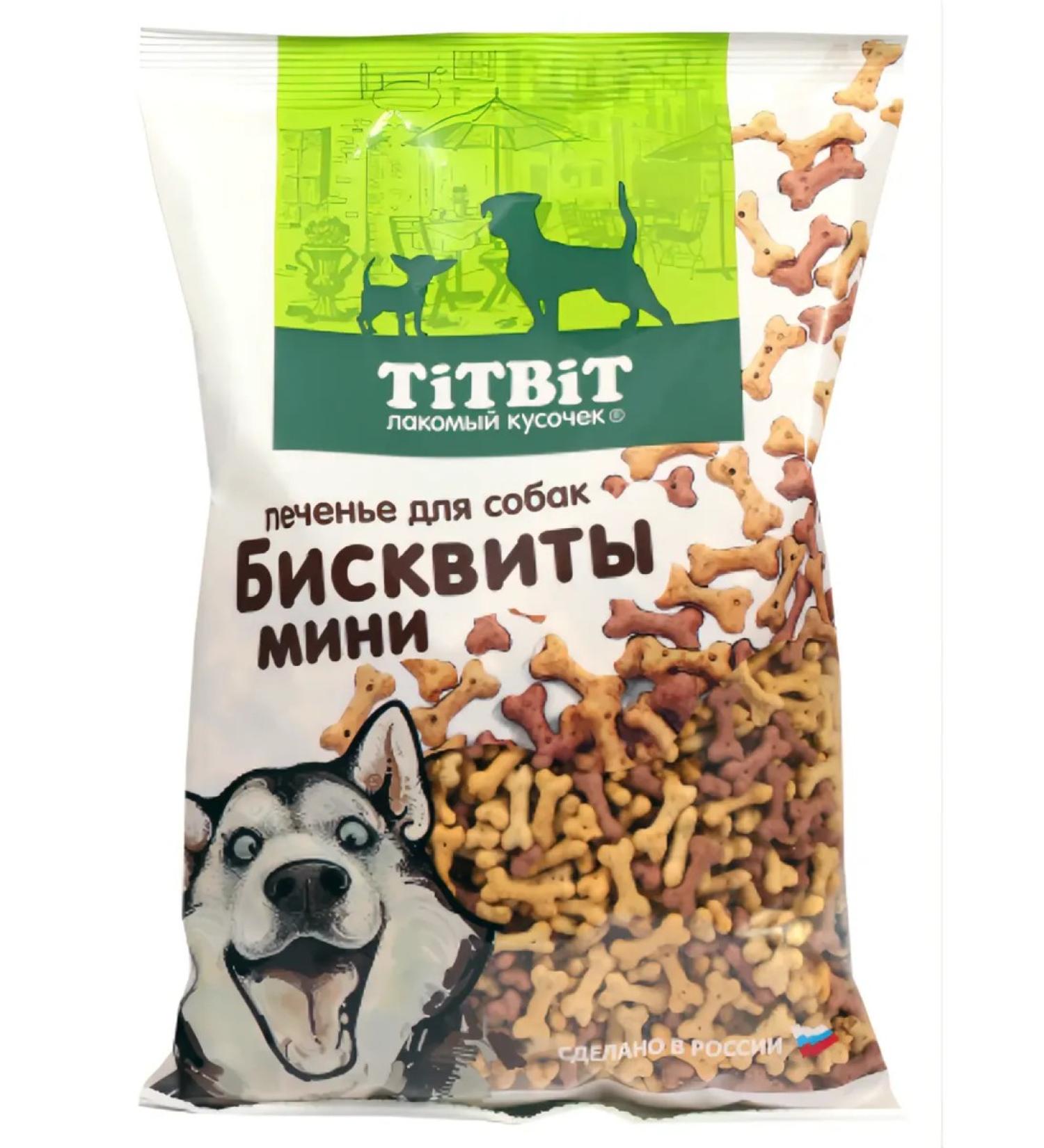 TiTBiT Biscuits mini 500 g 1 pcs dog cookies treat - Buy Online on GoSupps.com