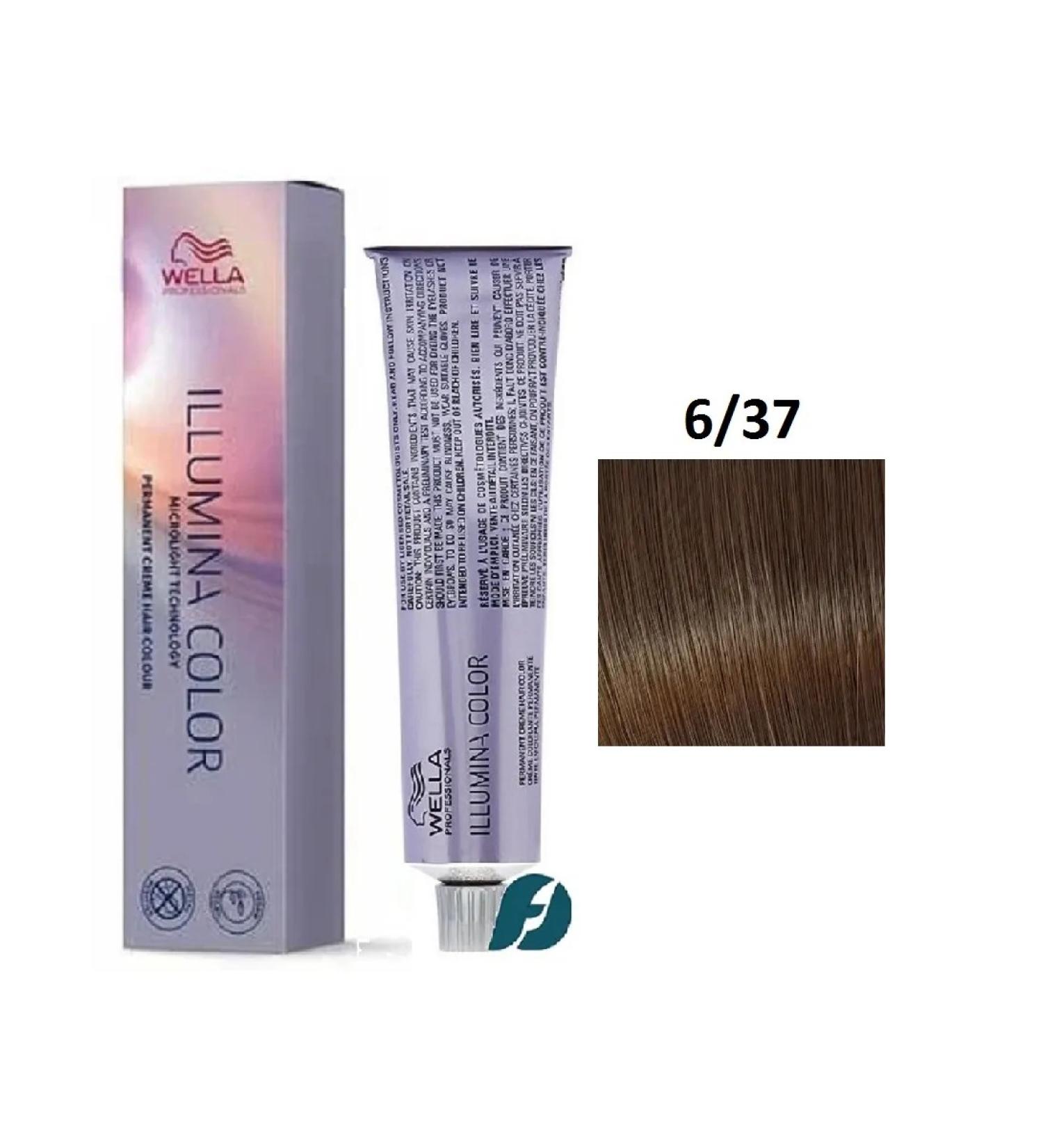 WELLA PROFESSIONALS Illumina Color 6 37 Hair Cream 60 ml - Buy Online on GoSupps.com