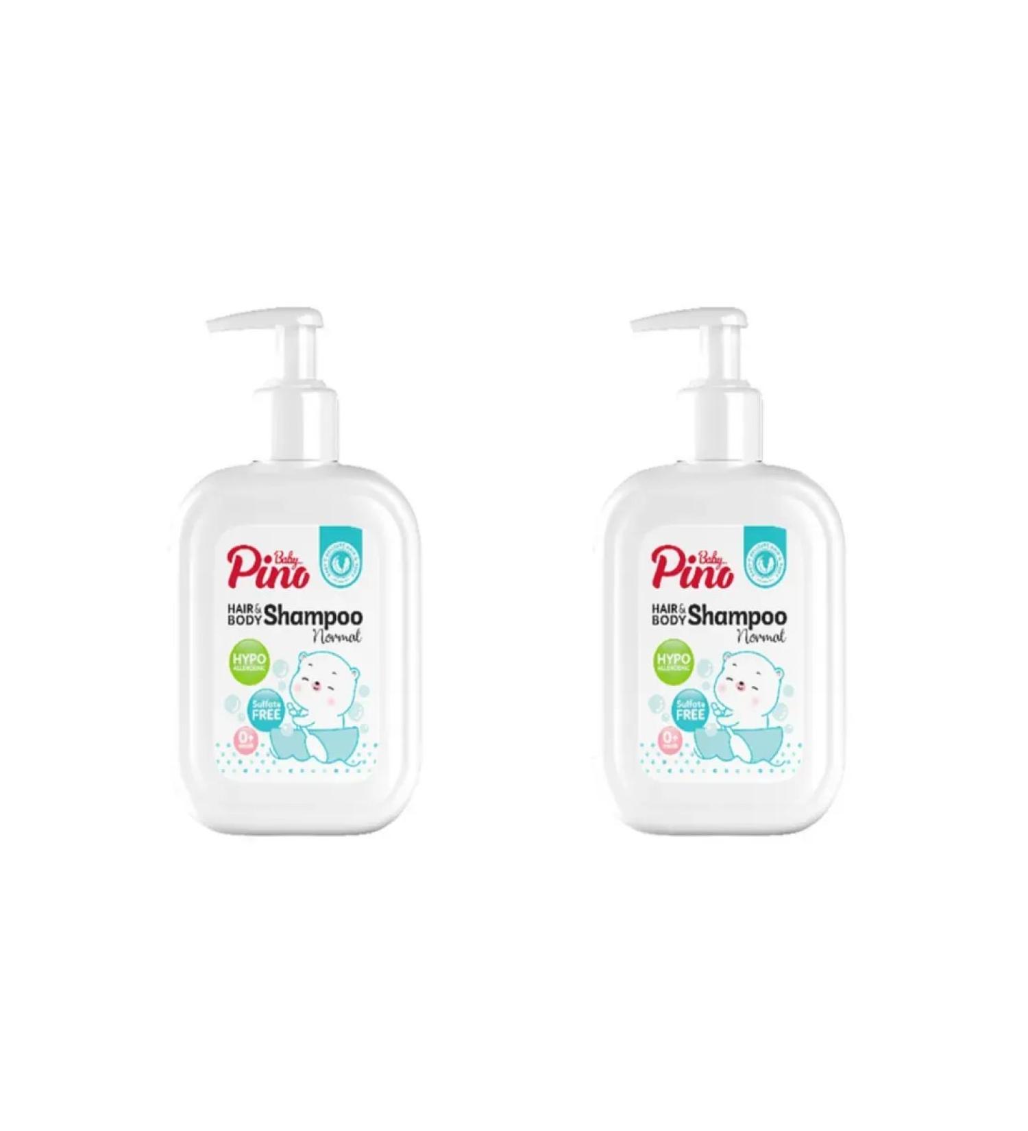 Baby Pino Children's shampoo for hair and body 0+ 350 ml 2 pcs