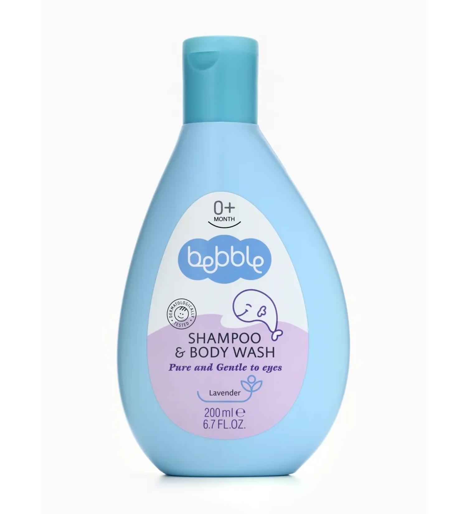 BEBBLE Hair and body shampoo with lavender extract - Buy Online on GoSupps.com
