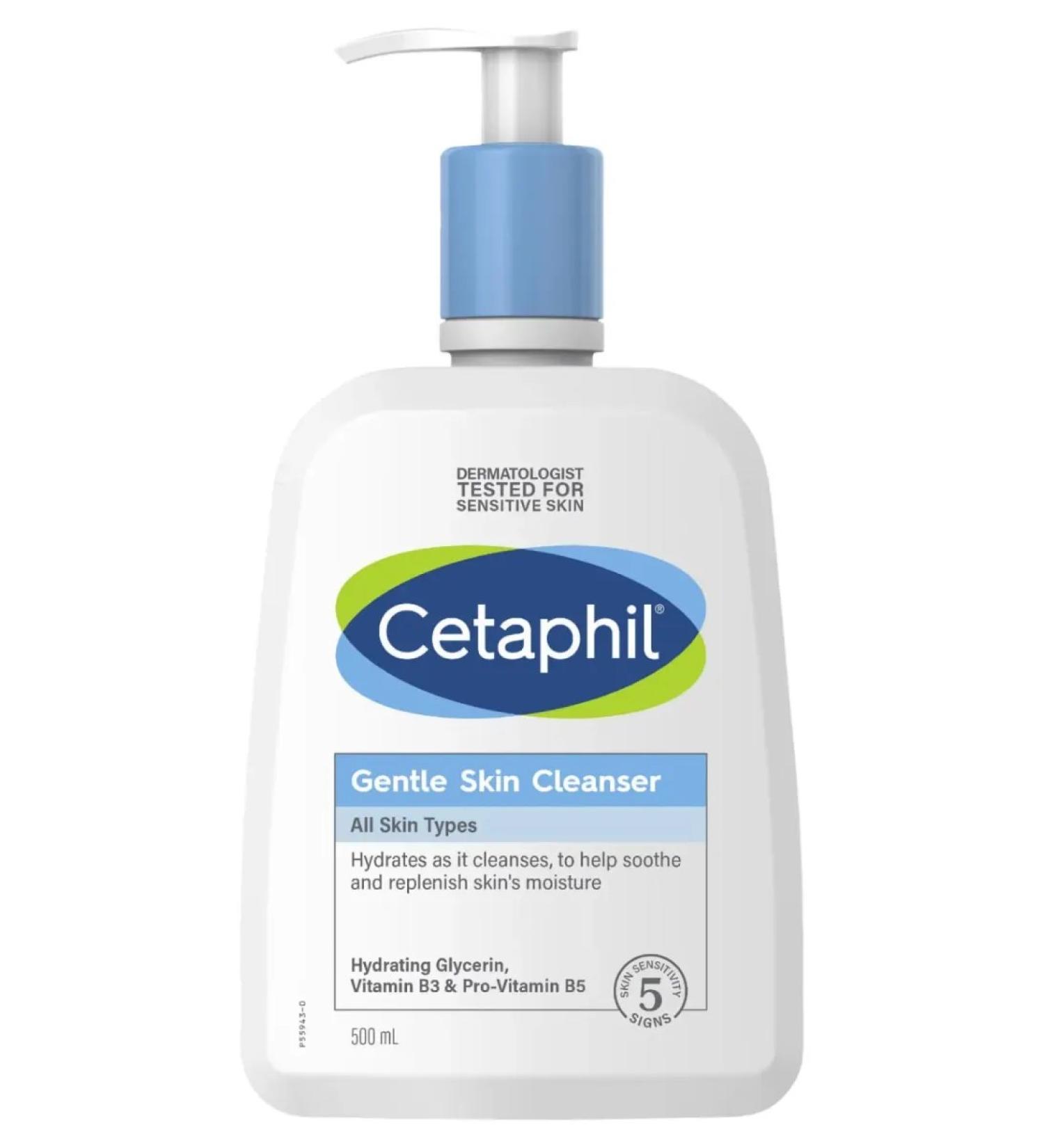 Cetaphil Setafil cleanser for washing the face 500 ml - Buy Online on GoSupps.com