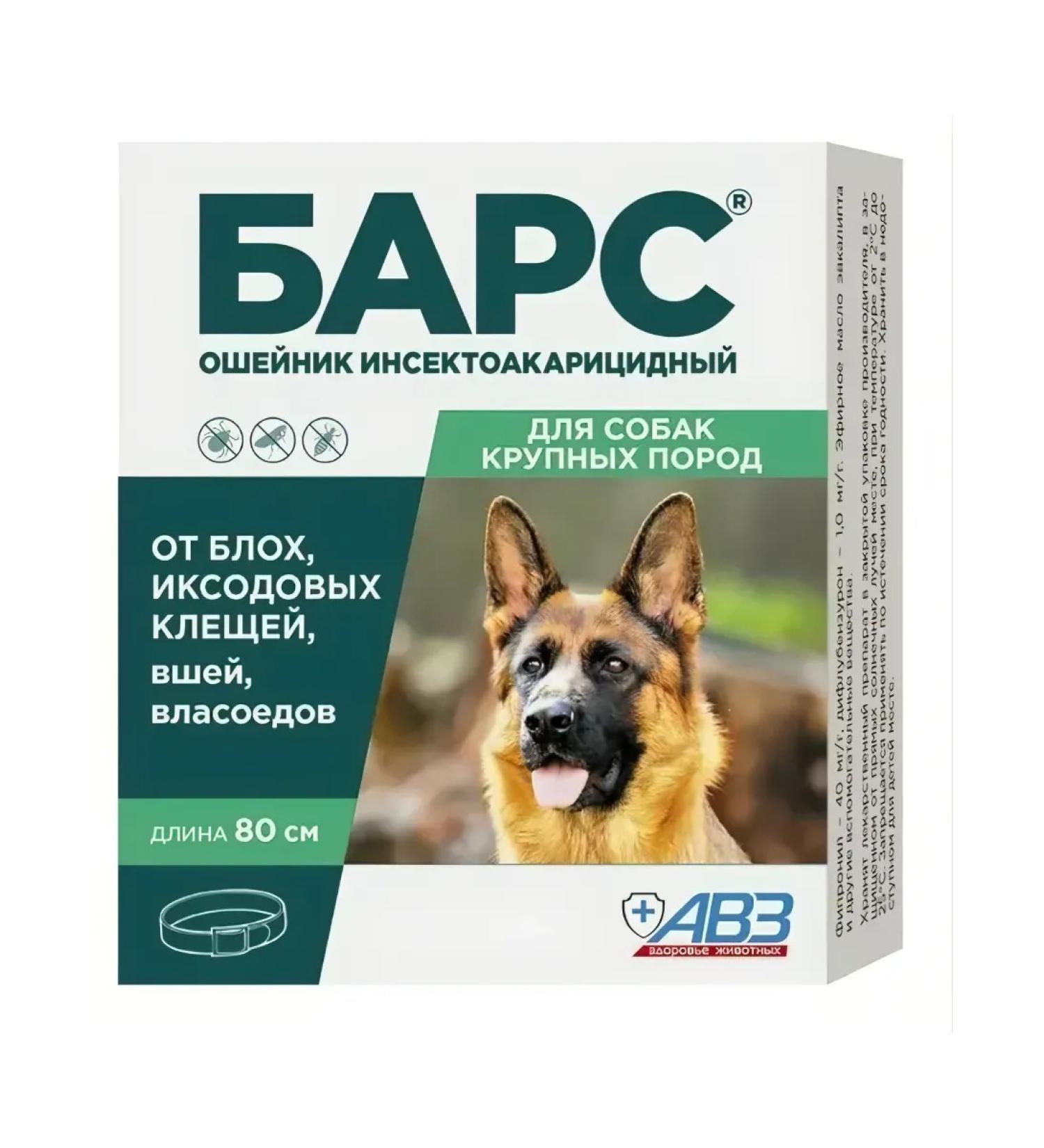 Bars flea collar Bars collar for dogs of large breeds 80 cm - Buy Online on GoSupps.com