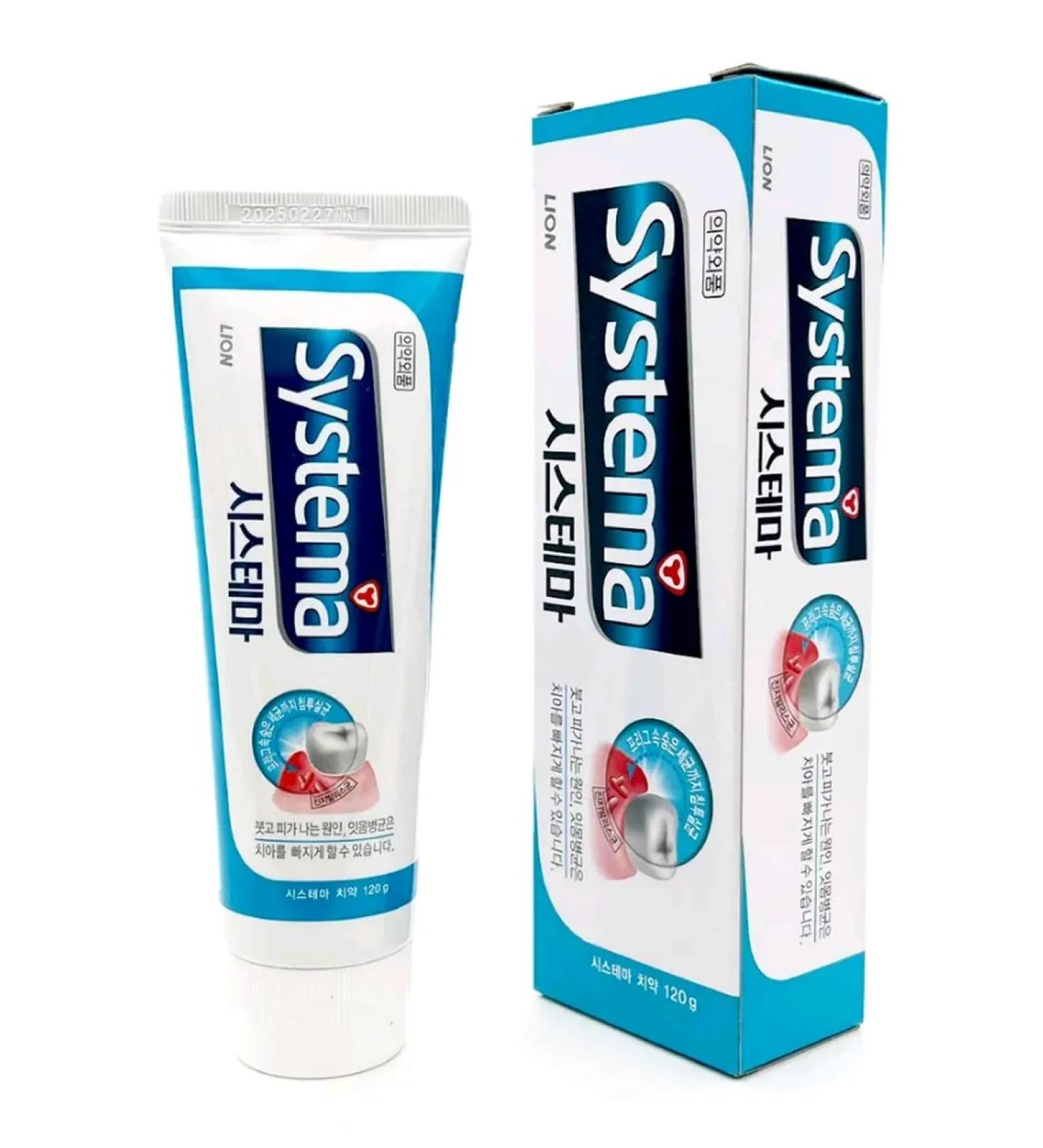 LION System toothpaste to protect the gums "Ice mint" 120 g