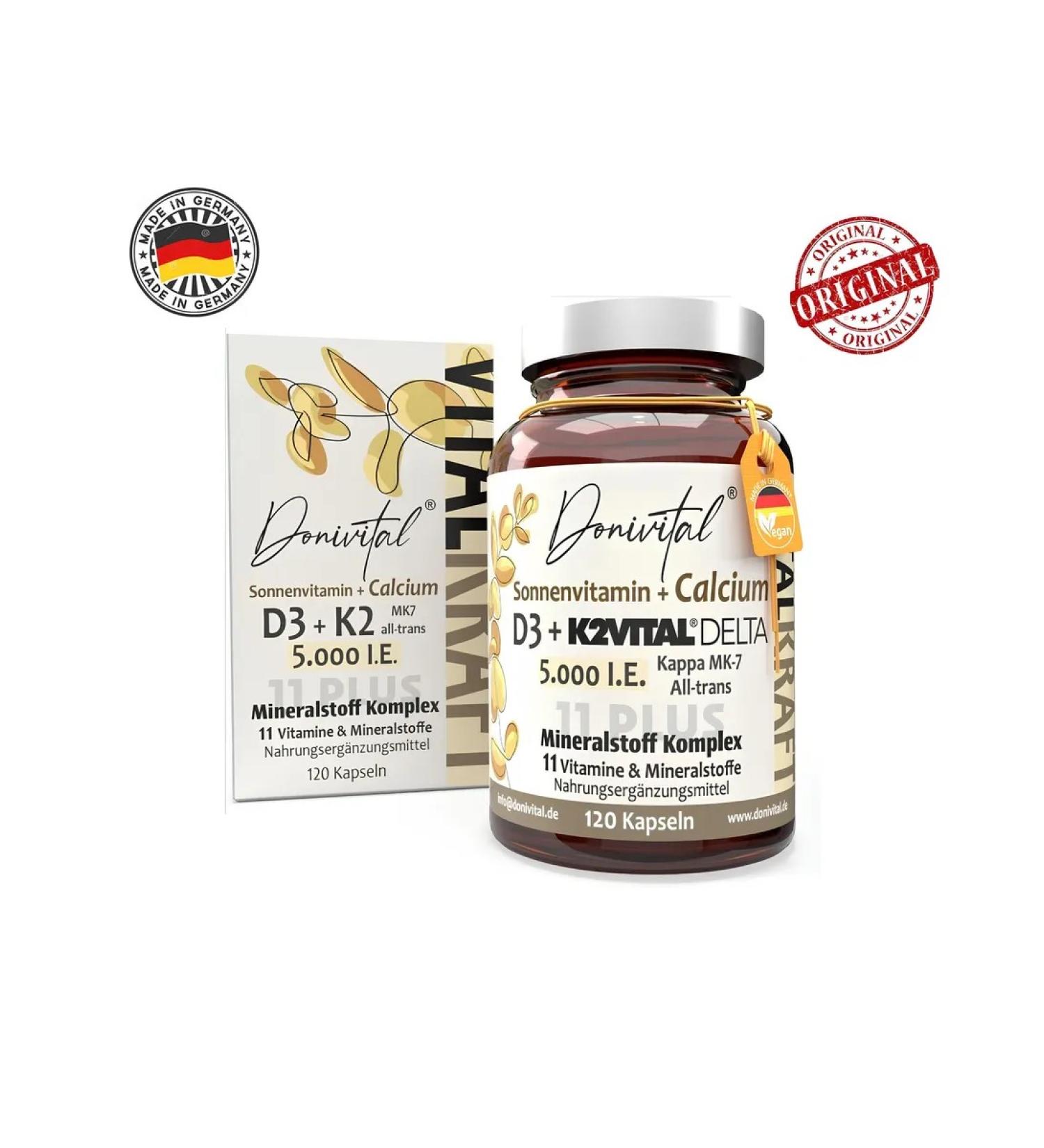 RcParma Vitamin D3 5000 ME + K2. Highly active calcium - Buy Online on GoSupps.com