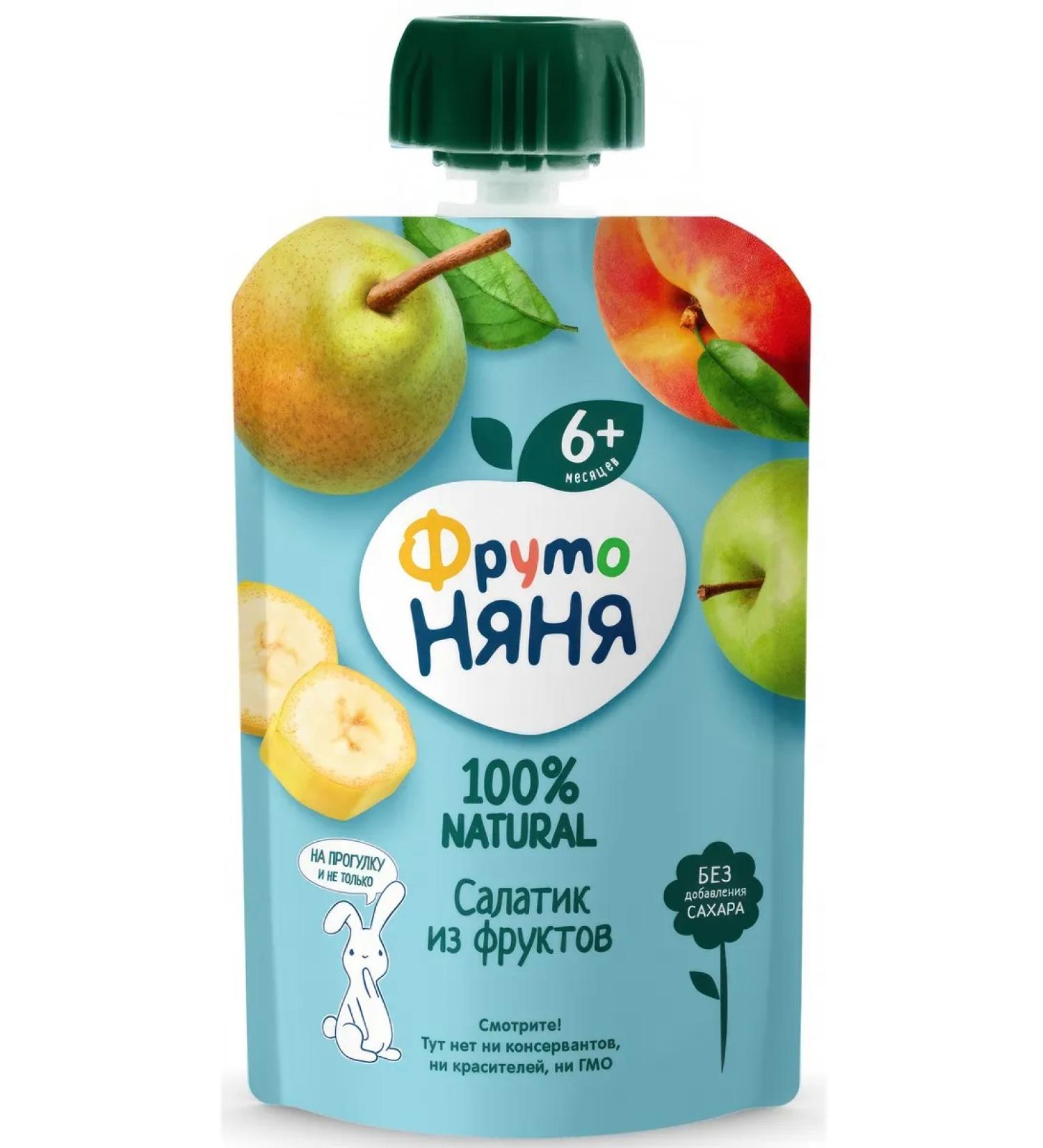 Frutonyanya Puree fruit salad of fruit from 6 months 90g