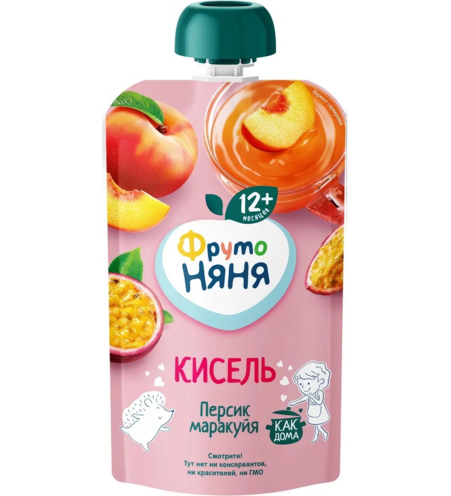 Frutonyanya Kisel Persik-Marakia for nutrition of children 130g