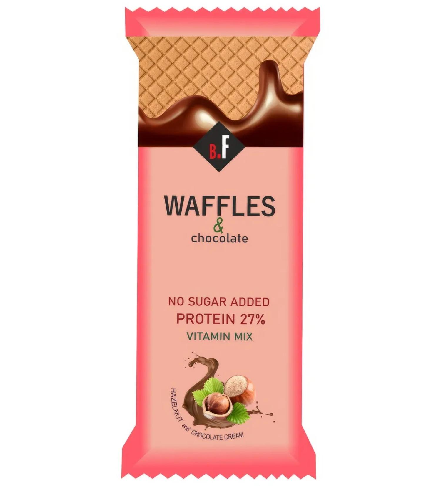 BEAUTYFIT Batoner Protein wafel pounds-chocolate 40g - Buy Online on GoSupps.com