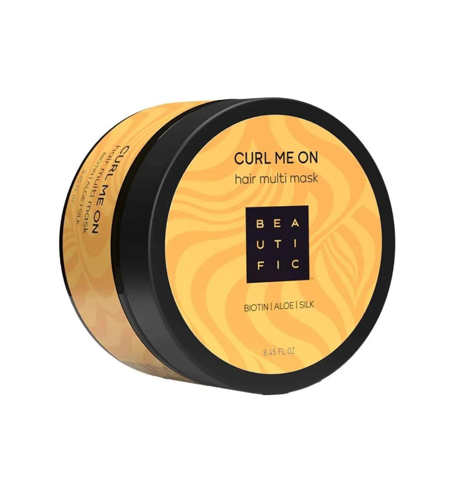 BEAUTIFIC Curl me on Mask for curly hair 250 ml - Buy Online on GoSupps.com