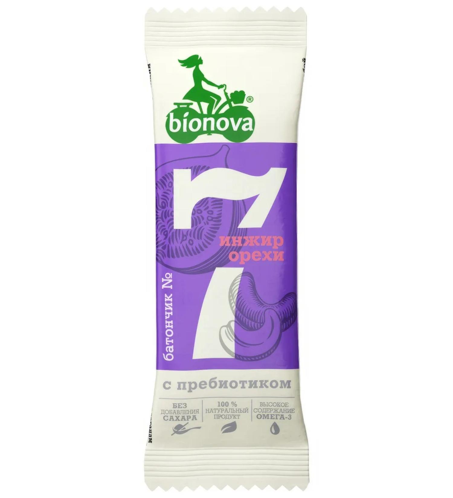 Bionova Batonchik No. 7 Figs-nores without sugar 35g