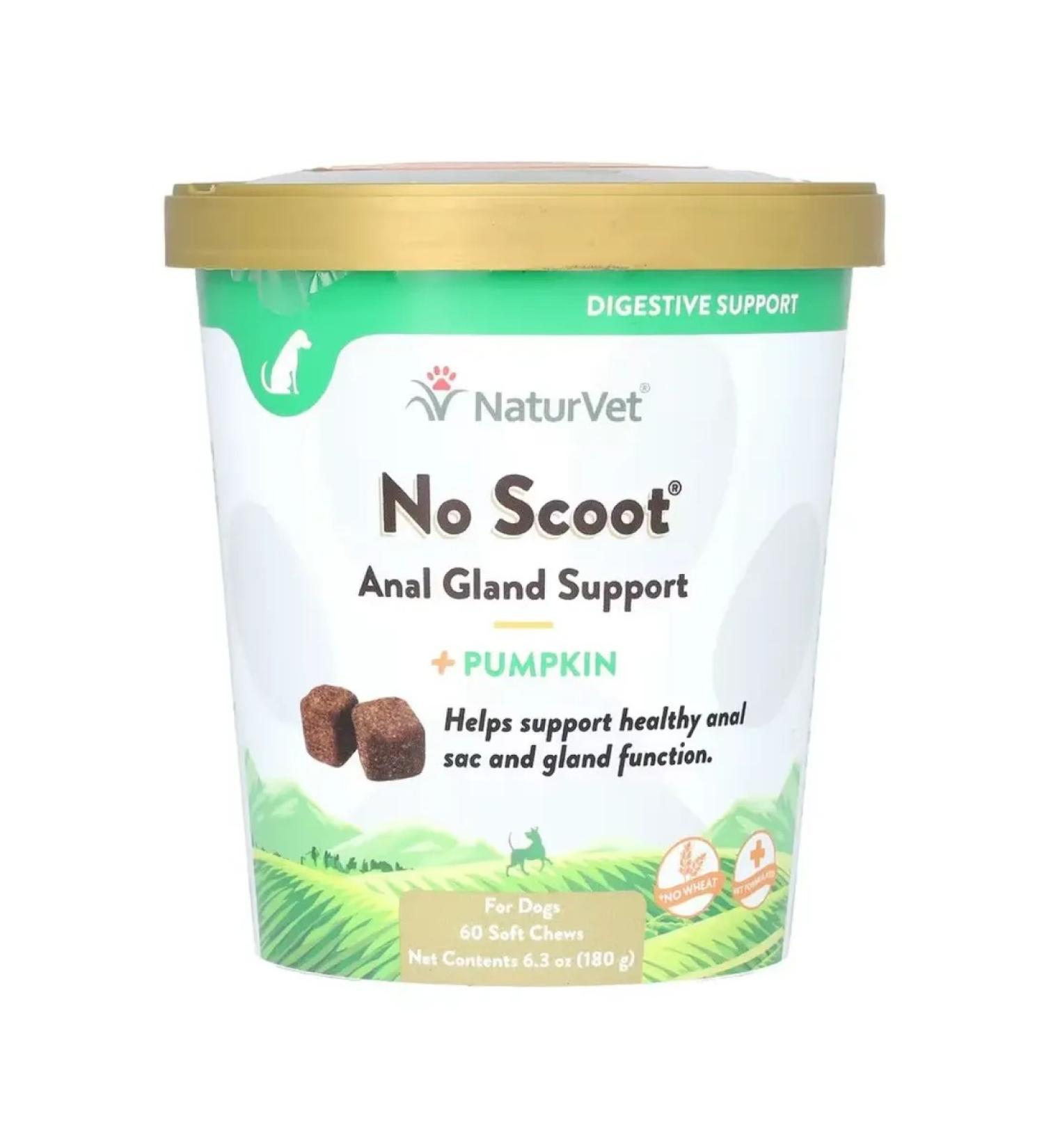 NaturVet No scoot to support the anal gland for dogs 60 pcs