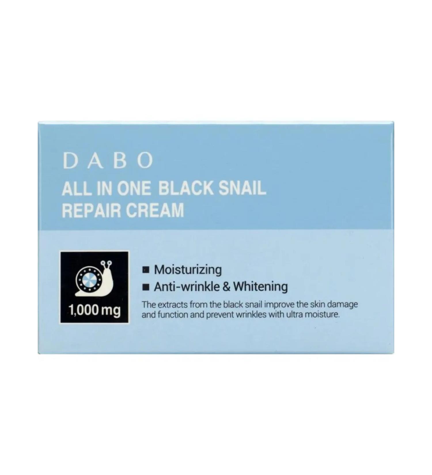 Dabo Restoring cream with mucin black snail 100 ml