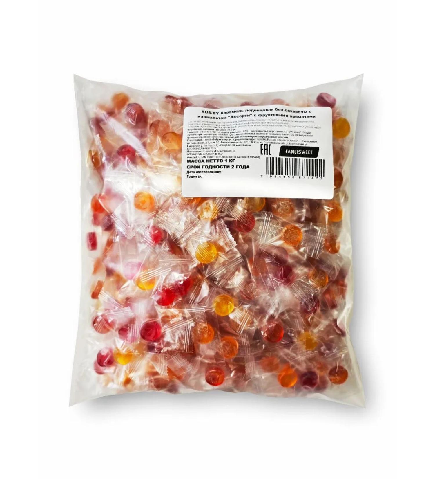FANLISWEET Lollows without sah dietary assorted 1 kg - Buy Online on GoSupps.com