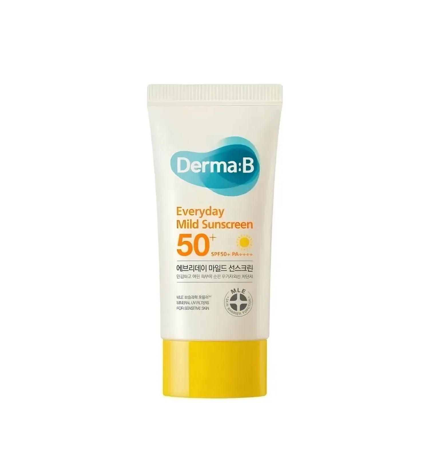 DermaB Sunscreen - face and body lotion SPF 50 50 ml - Buy Online on GoSupps.com