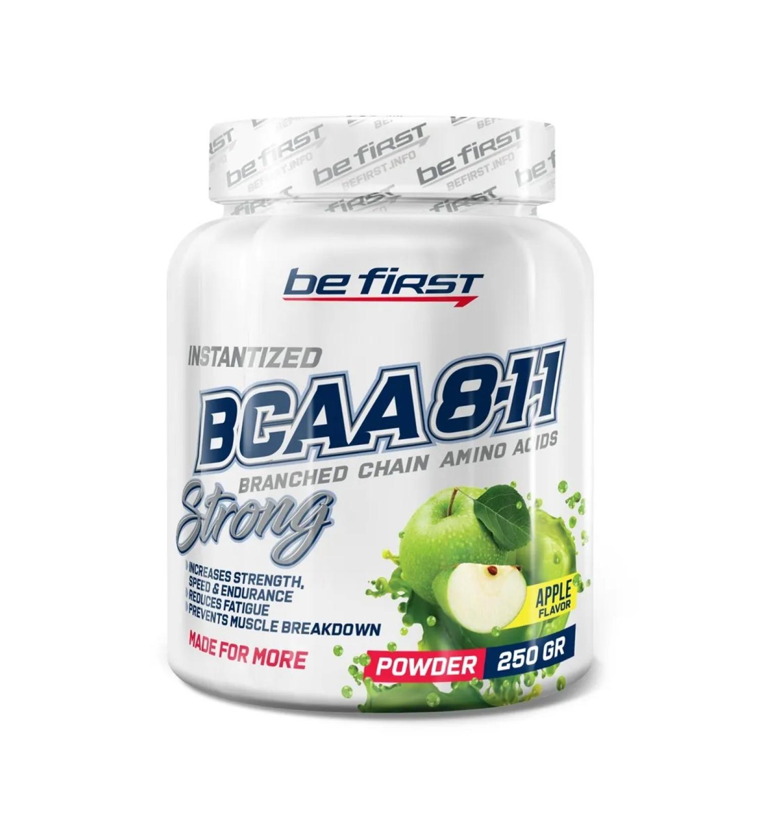 Be First BCAA BCAA 8 1 1 Instantized Powder 250 g apple