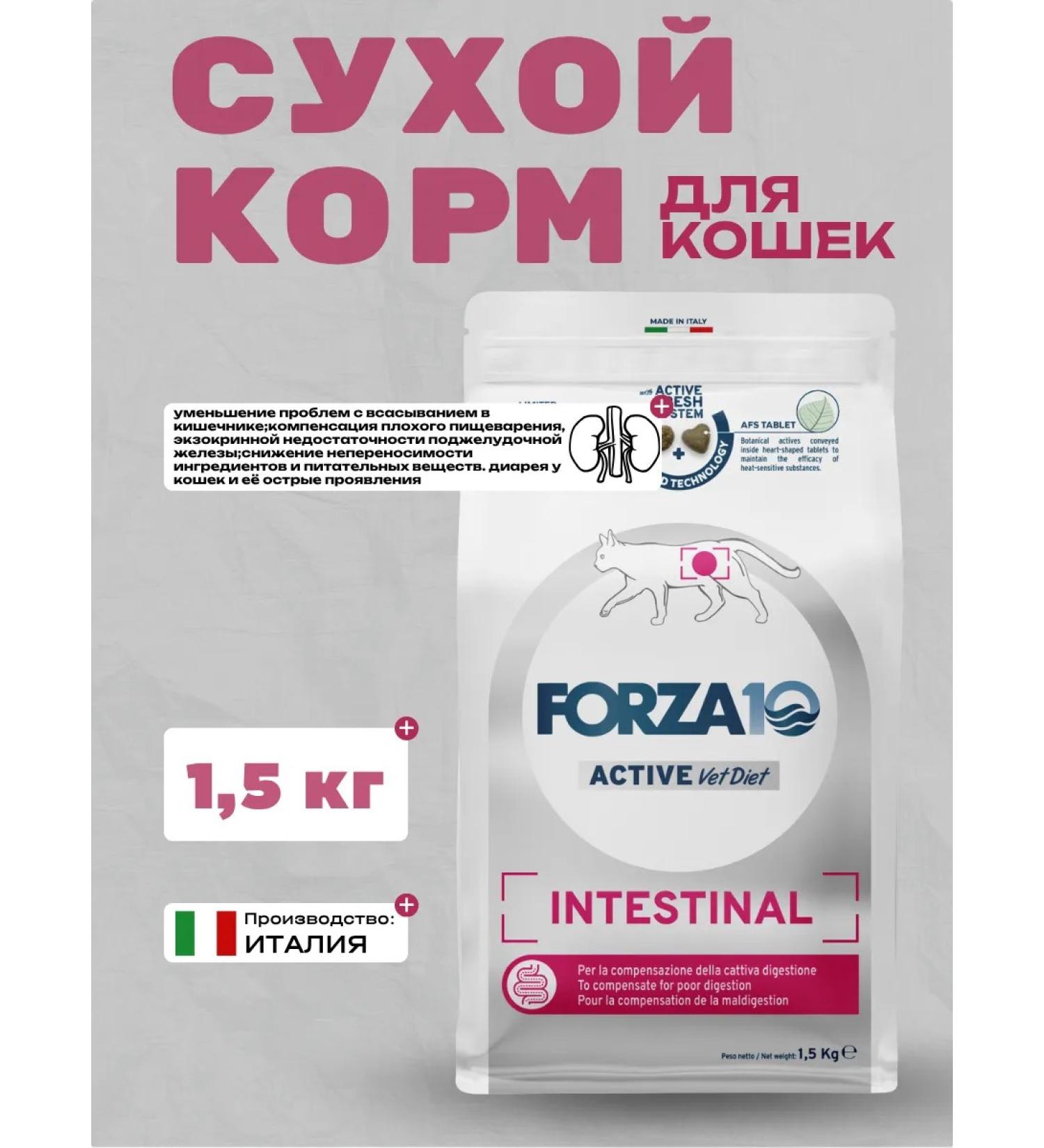 Forza10 Dry food for cats with food rasties. With fish 1.5 kg