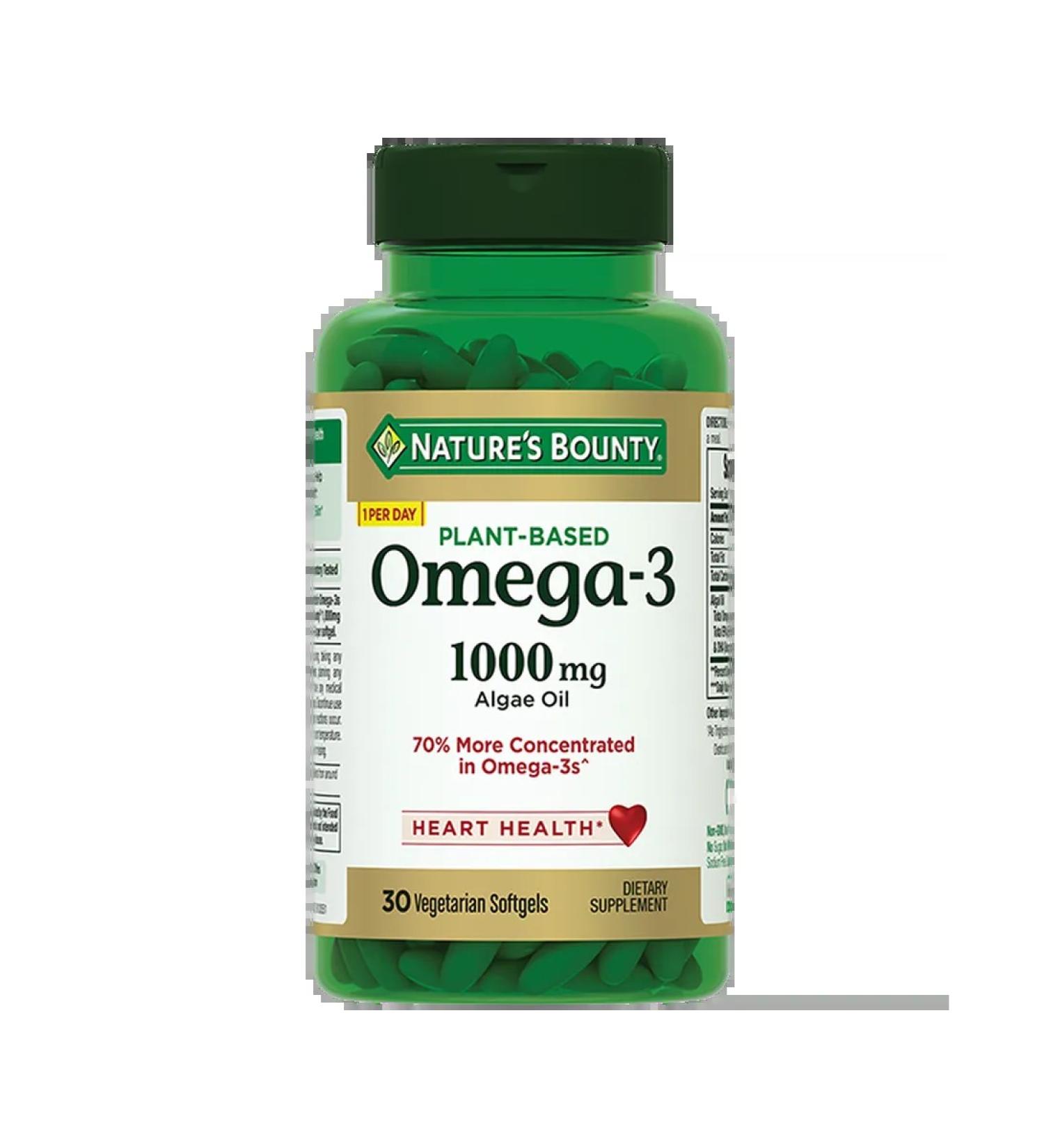 Nature's Bounty Omega-3 from seaweed 30 pcs - Buy Online on GoSupps.com