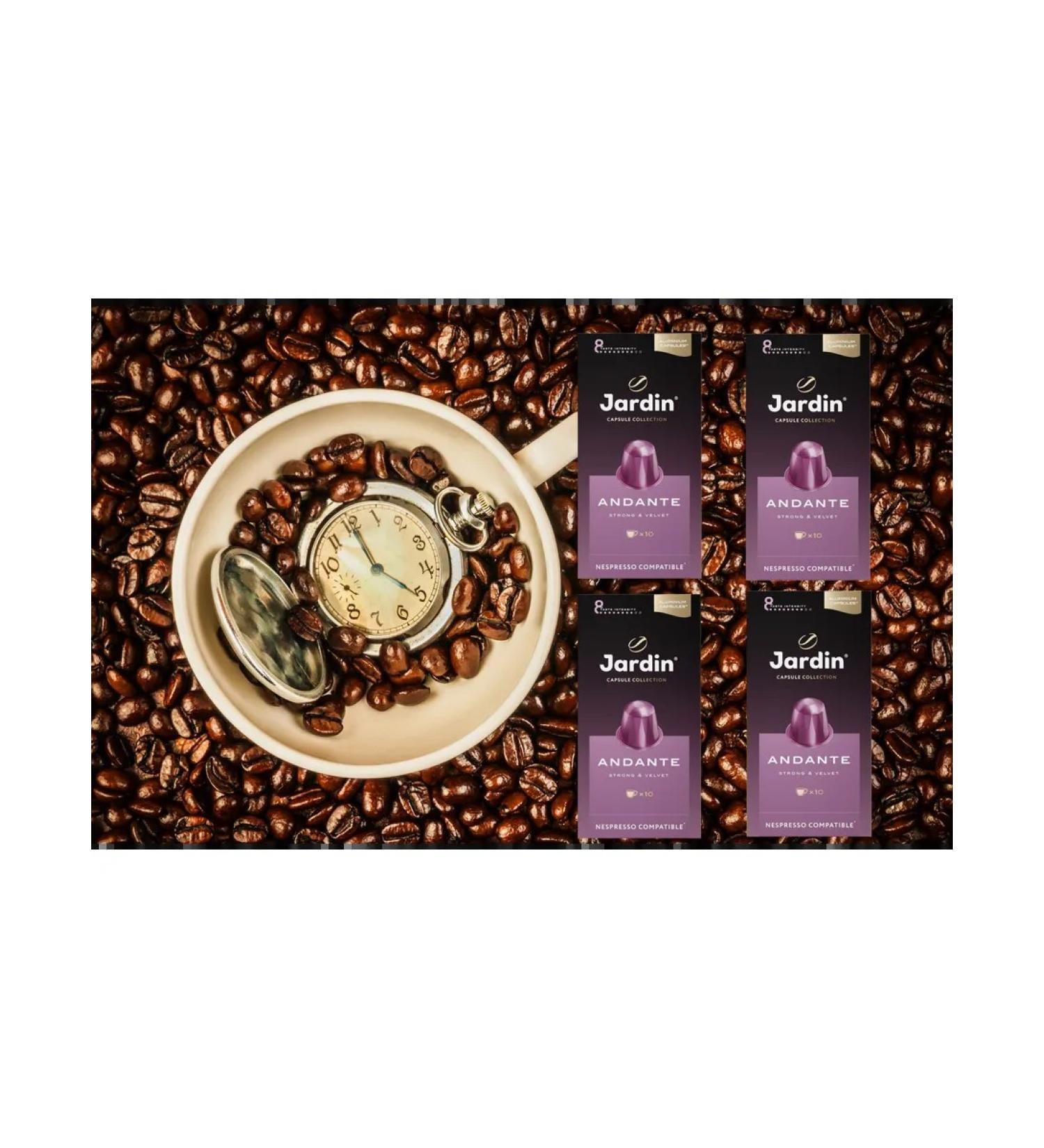 Coffee in jardin capsules Andante 40 capsules - Buy Online on GoSupps.com