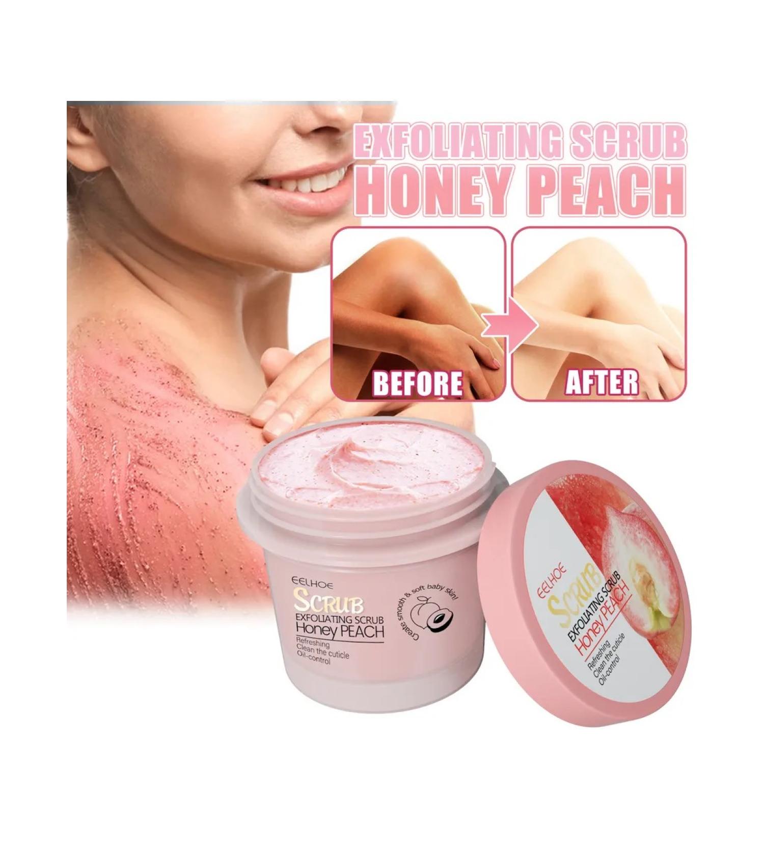 Eelhoe peach body scrub soft exfoliation - Buy Online on GoSupps.com