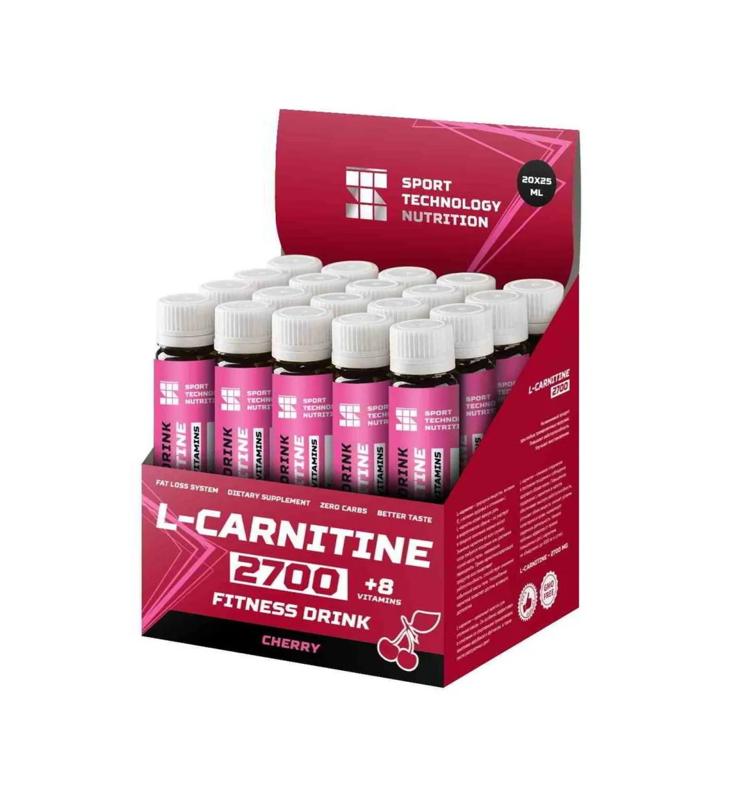 Sports technologies L-carnitine L-carnitine 2700 20 AMP Cherry