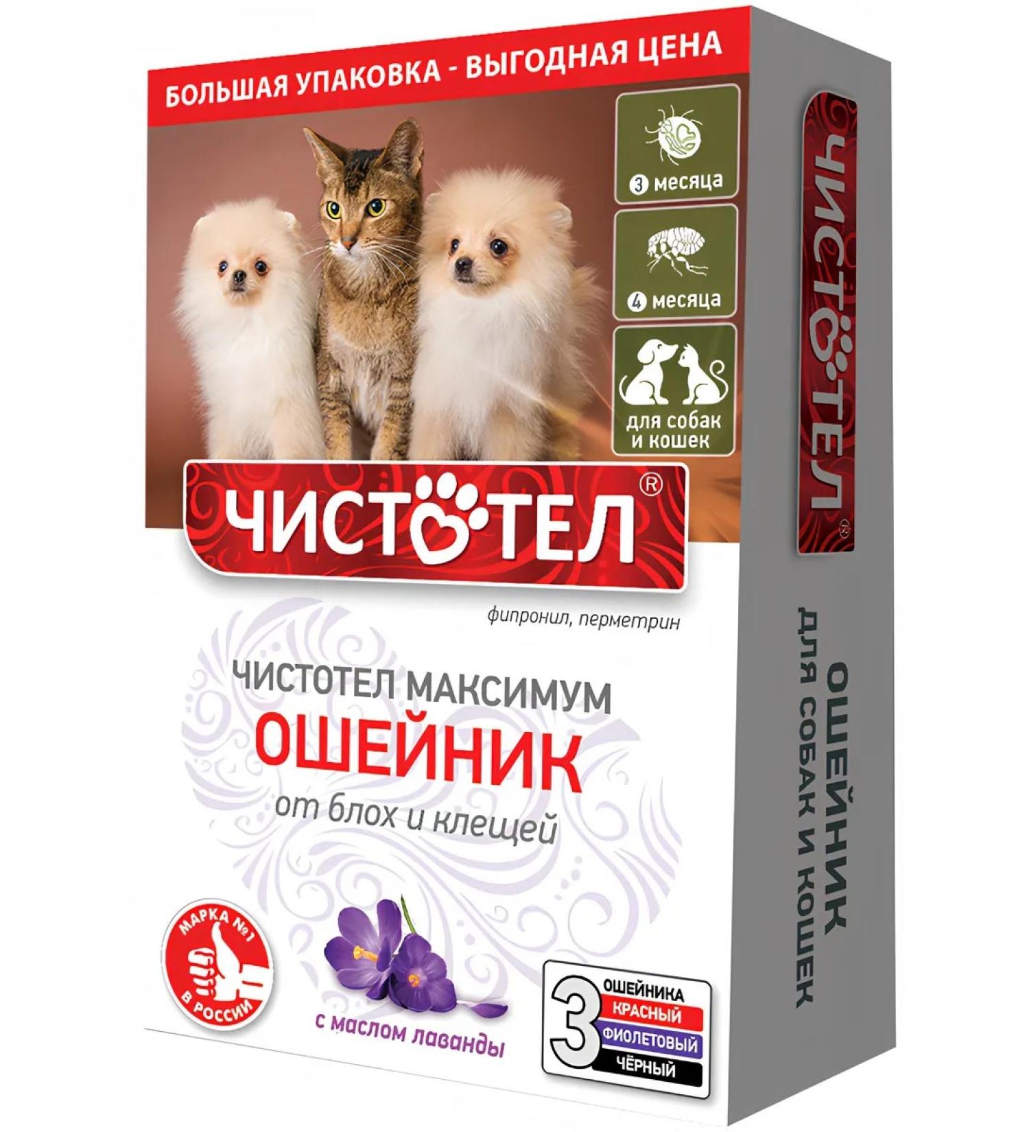 Neoterica Maximum collar from fleas and ticks with lavender oil