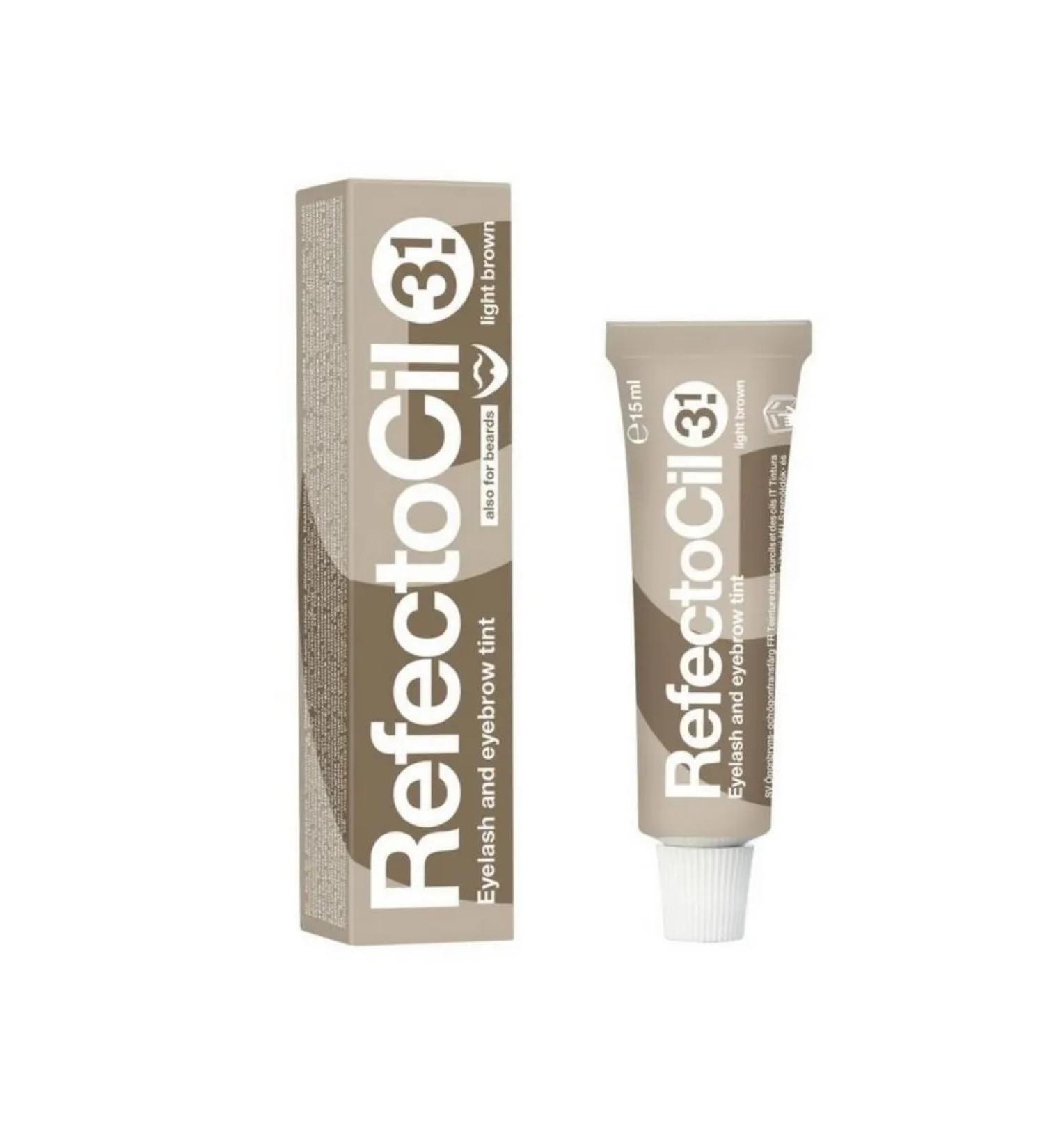 RefectoCil Paint for eyebrows and eyelashes No. 3.1 SV-brown - Buy Online on GoSupps.com