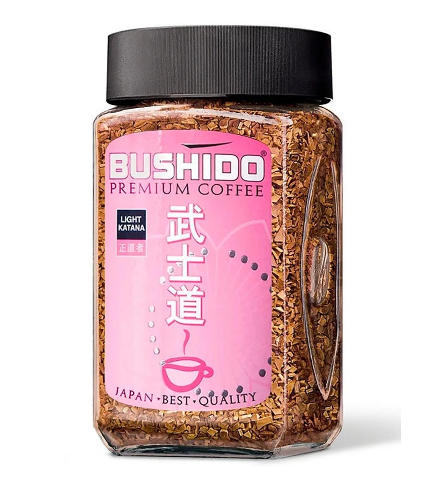 Bushido Soluble coffee Light Katana 100g - Buy Online on GoSupps.com