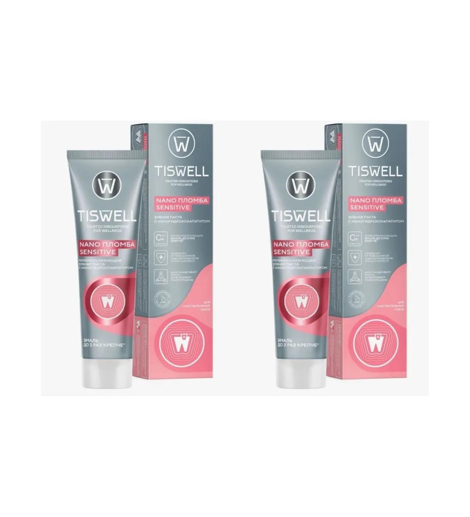 TISWELL Nano toothpaste Nano for sensitive teeth 110g 2pcs - Buy Online on GoSupps.com