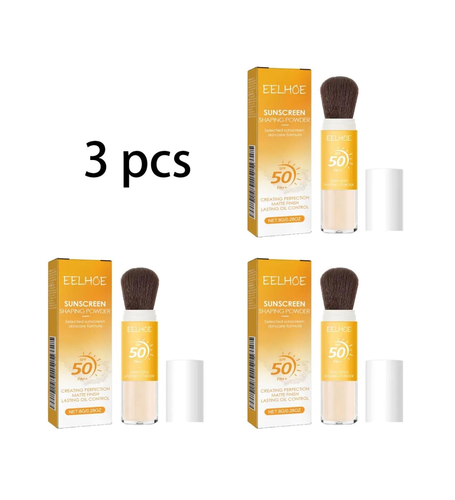 Eelhoe sunscreen for the face with SPF 50 3 pieces - Buy Online on GoSupps.com