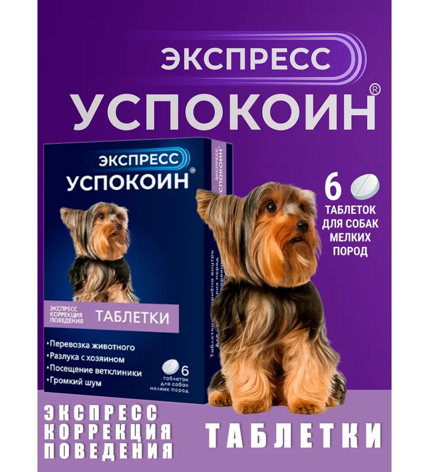Astrapharm Express Single 6 tablets for dogs of small breeds