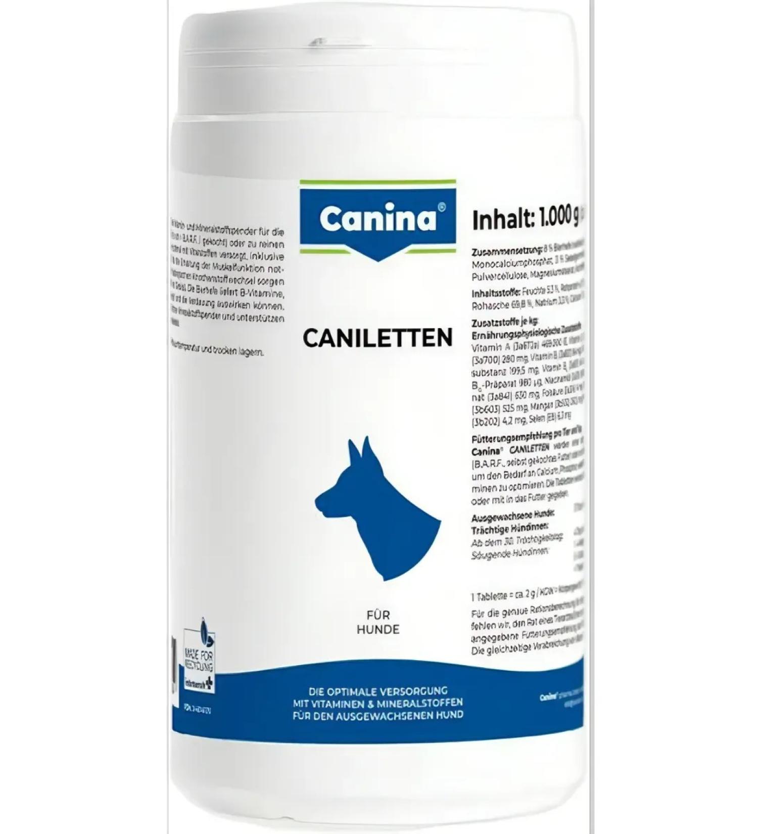 Canina pharma GmbH Vitamins for dogs Canileten 500 tablets 1000 g