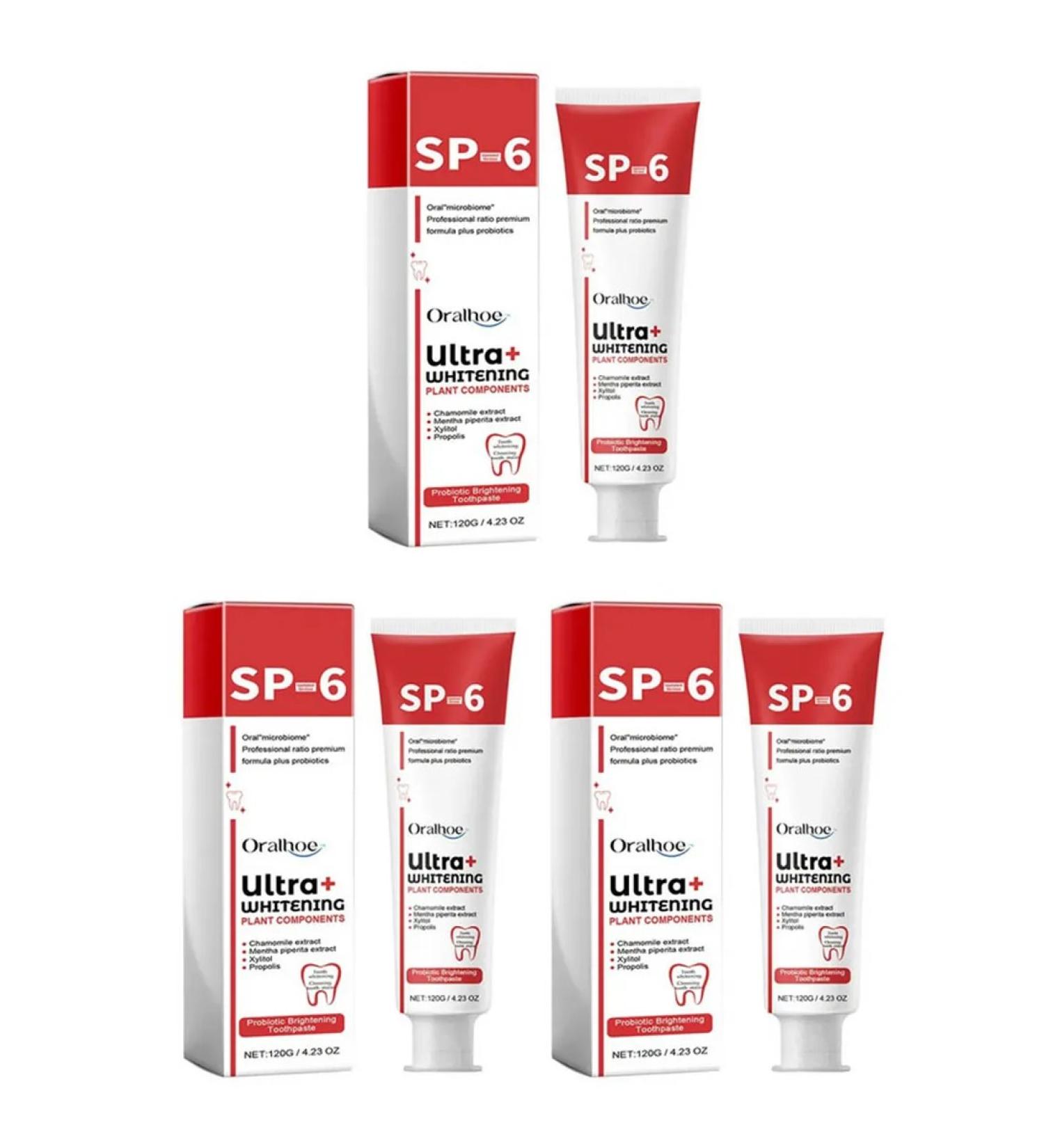 Probiotic white toothpaste cleaning the company Delete the smell - Buy Online on GoSupps.com
