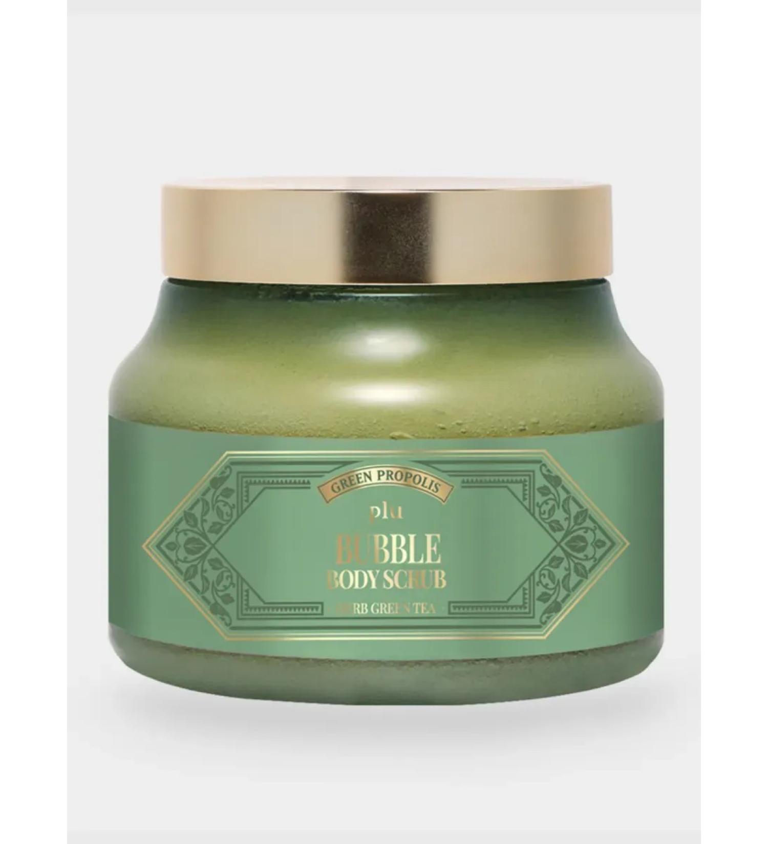 Plus Sugar body scrub foam Herb Green Tea 400 g - Buy Online on GoSupps.com
