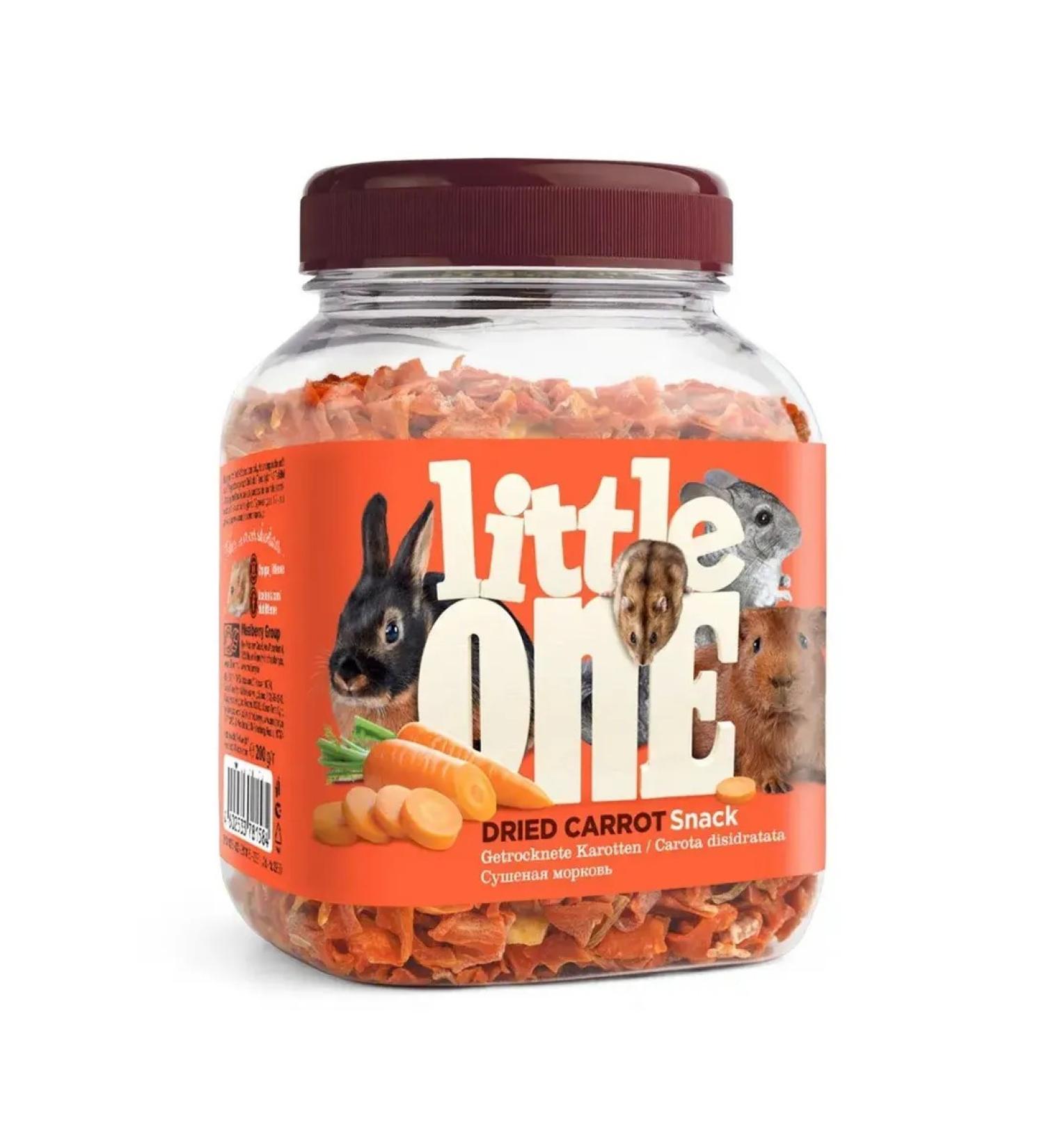 LITTLE ONE Dry carrots treat for rodents - Buy Online on GoSupps.com
