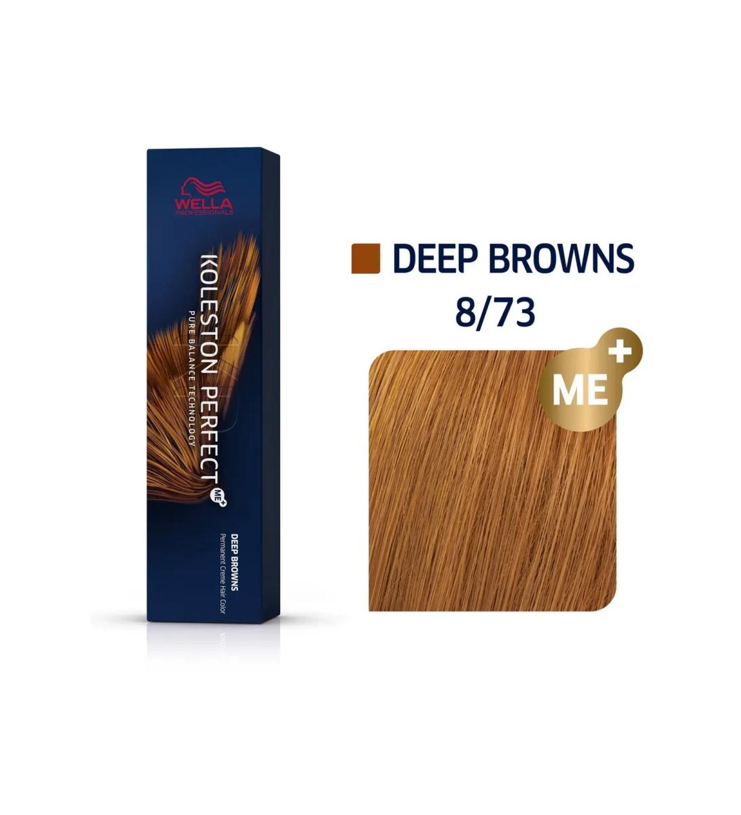 WELLA PROFESSIONALS Hair color cream 8 73 Koleston Perfect ME+ Wella 60ml - Buy Online on GoSupps.com